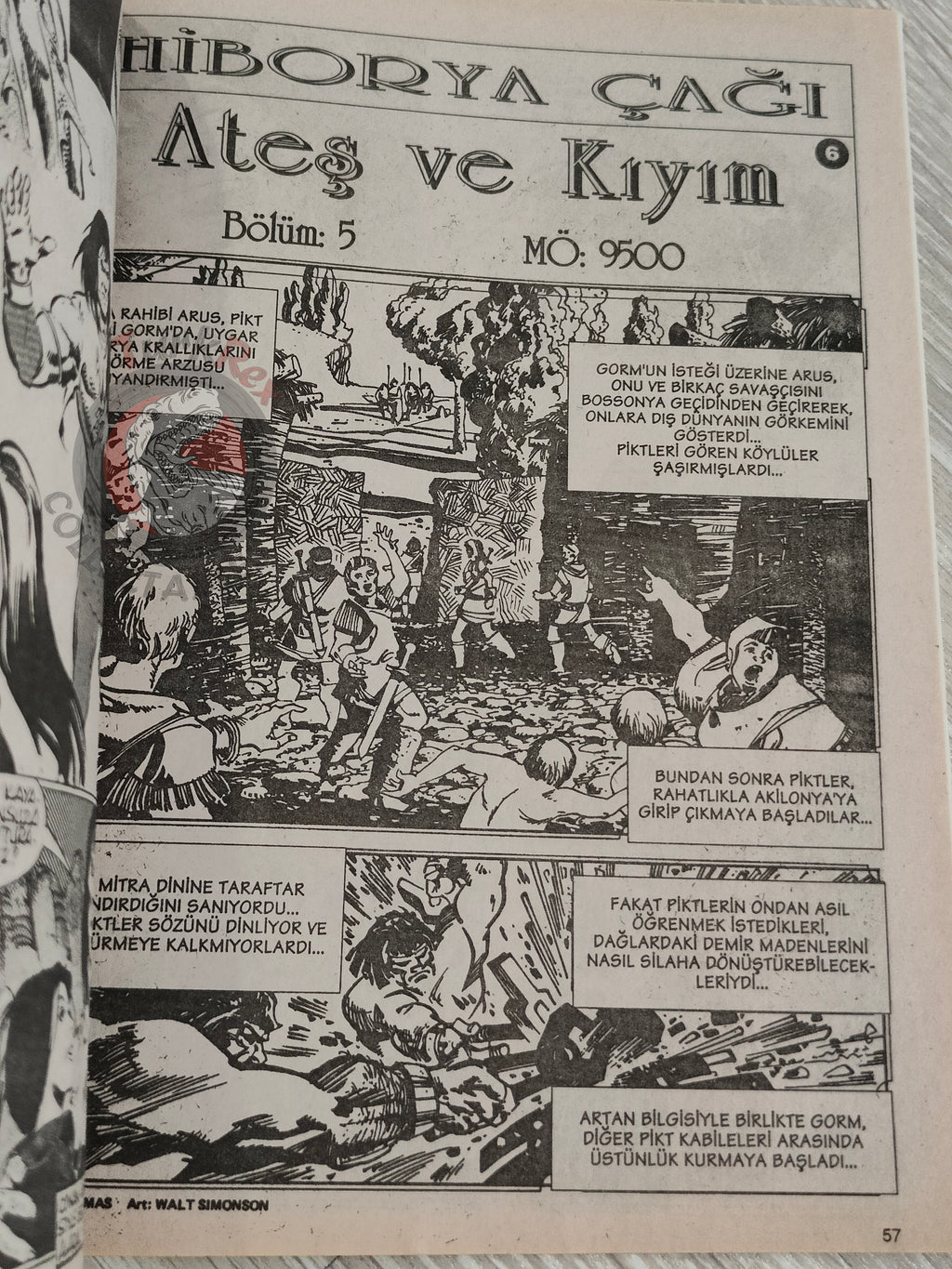 Conan #19 The Savage Sword of Conan #32 Turkish Comic Turkey