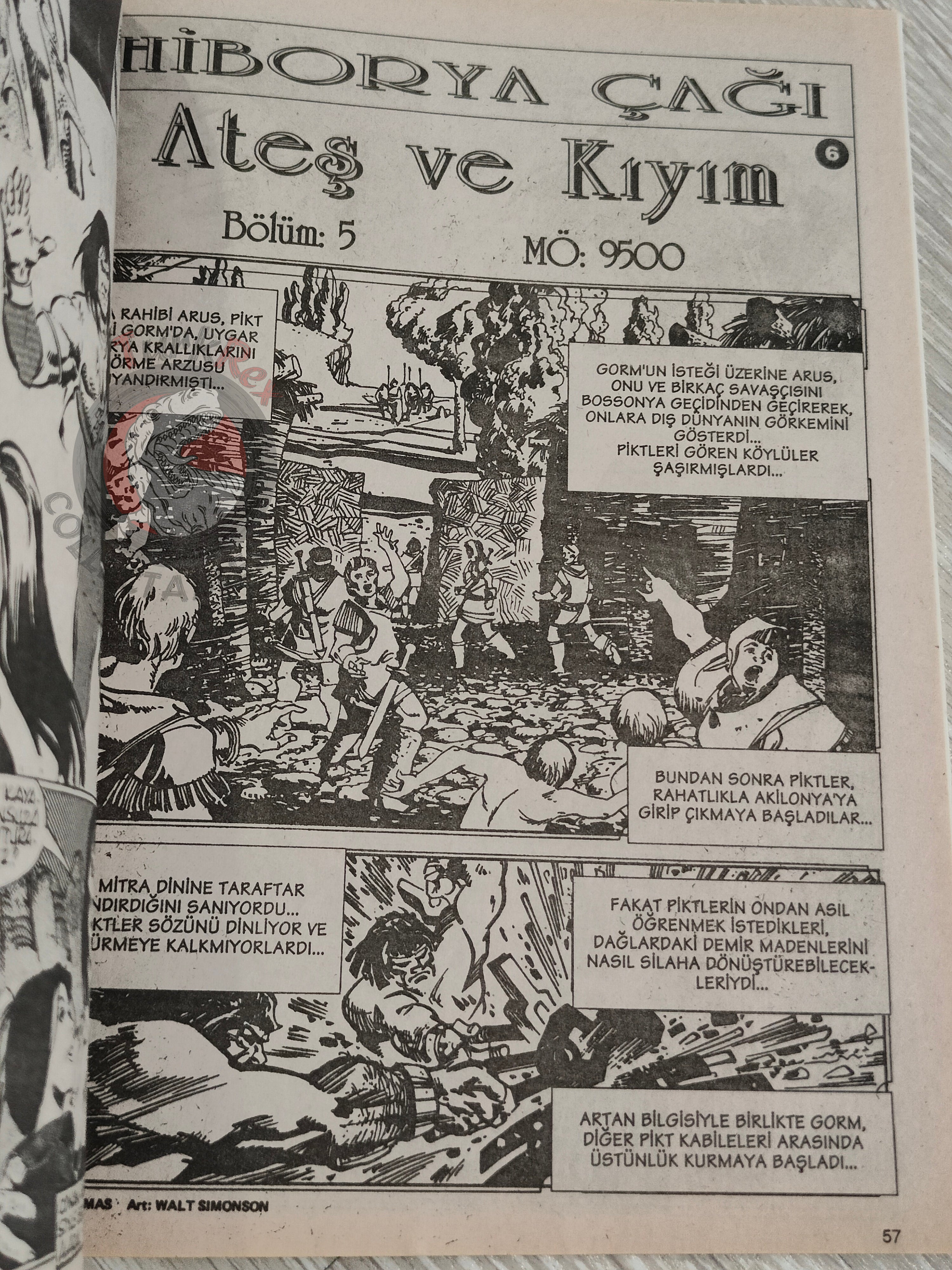 Conan #19 The Savage Sword of Conan #32 Turkish Comic Turkey