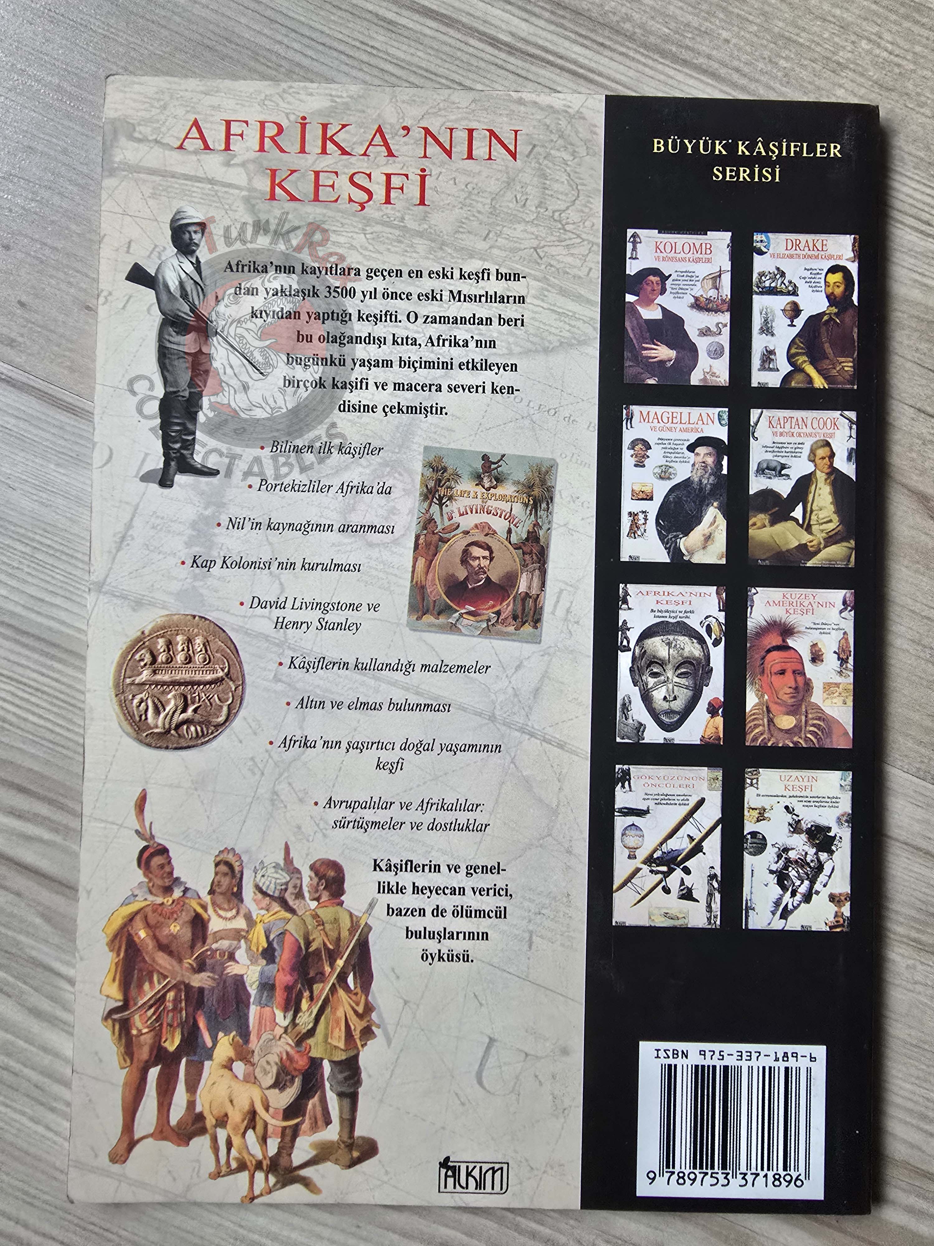 Colin Hynson – Exploration Of Africa 2001 Turkish Book Turkey