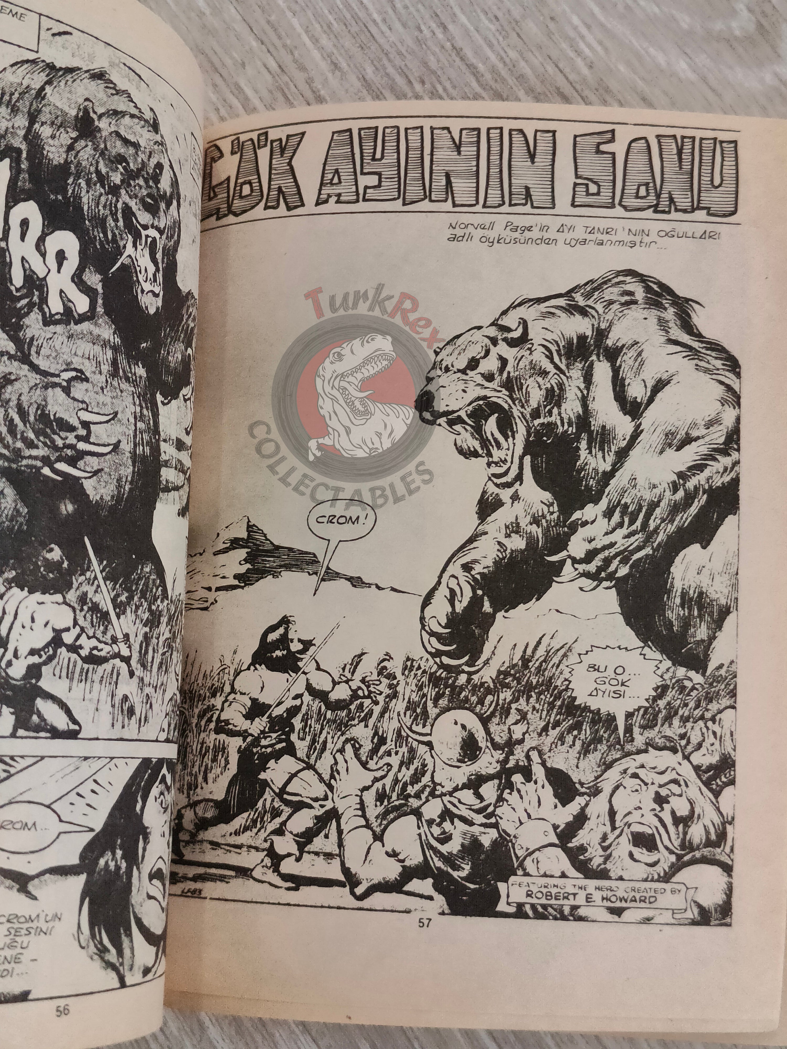 Conan #45 Conan the Barbarian #107 - #110 Turkish Comic Turkey