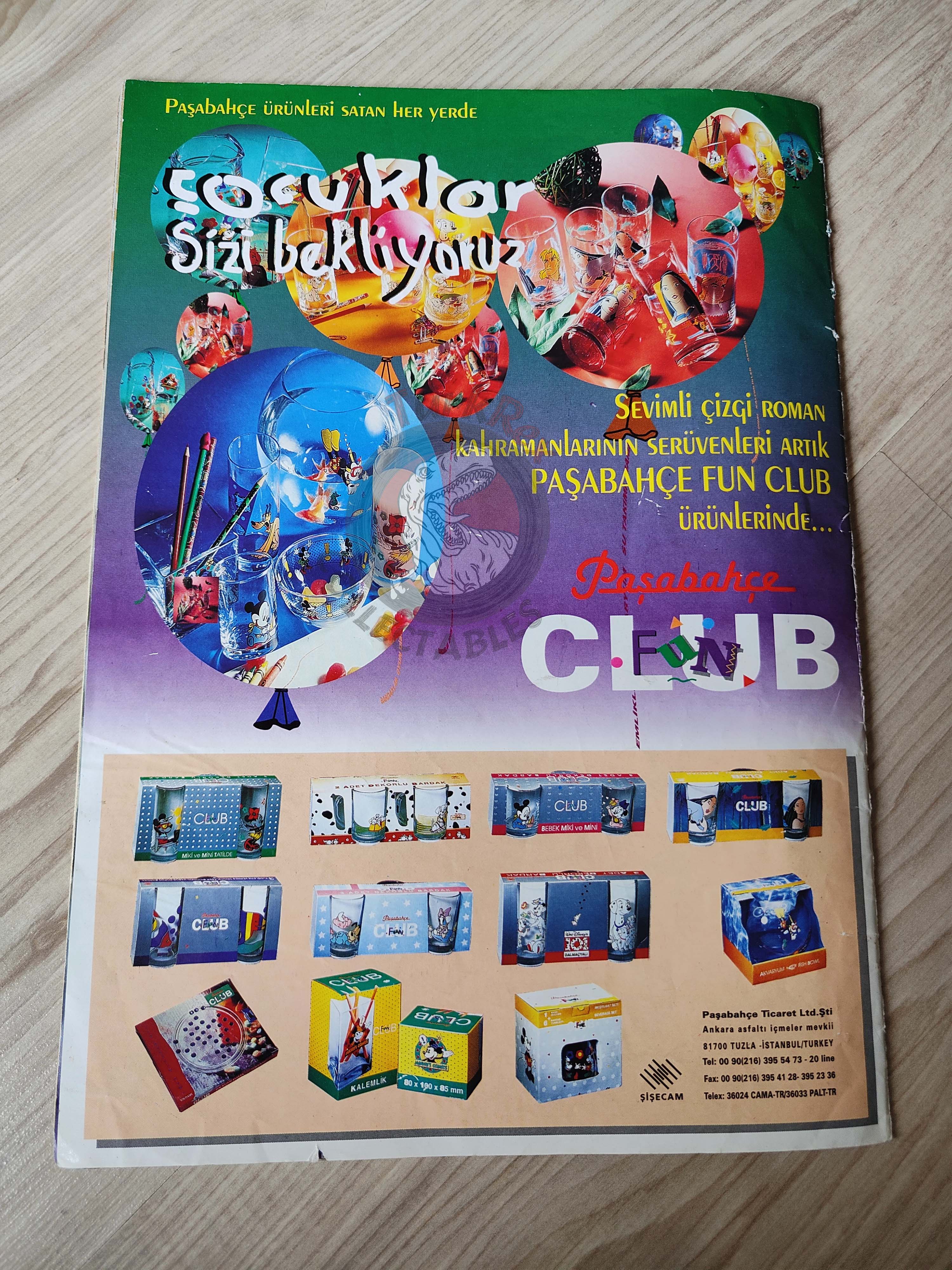 Casper the Friendly Ghost Magazine – Issue #12 1996 Turkish Comic Turkey