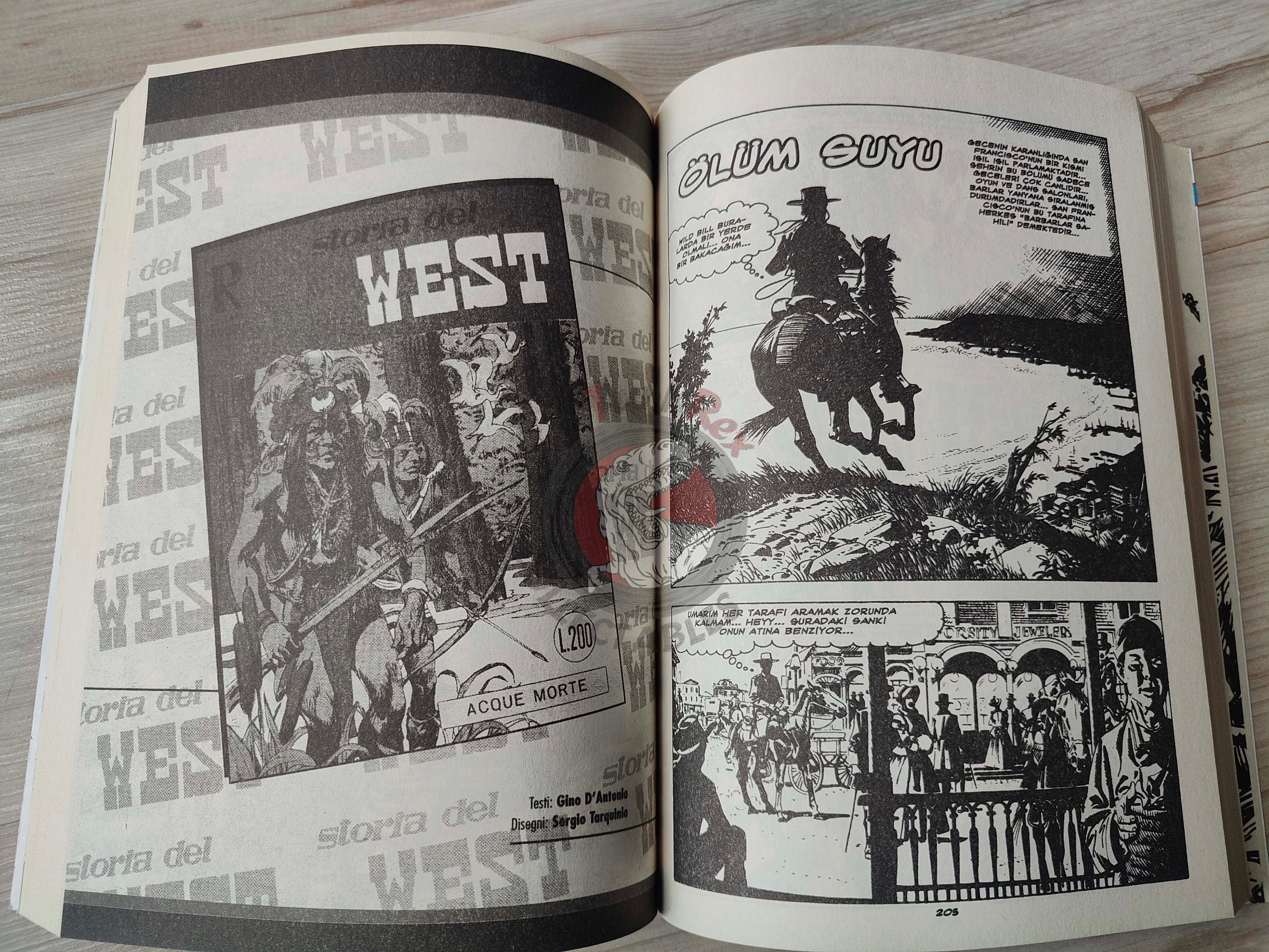 Storia del West Vol #5 Orizzonti lontani Turkish Comic Turkey #17 #18 #19 #20