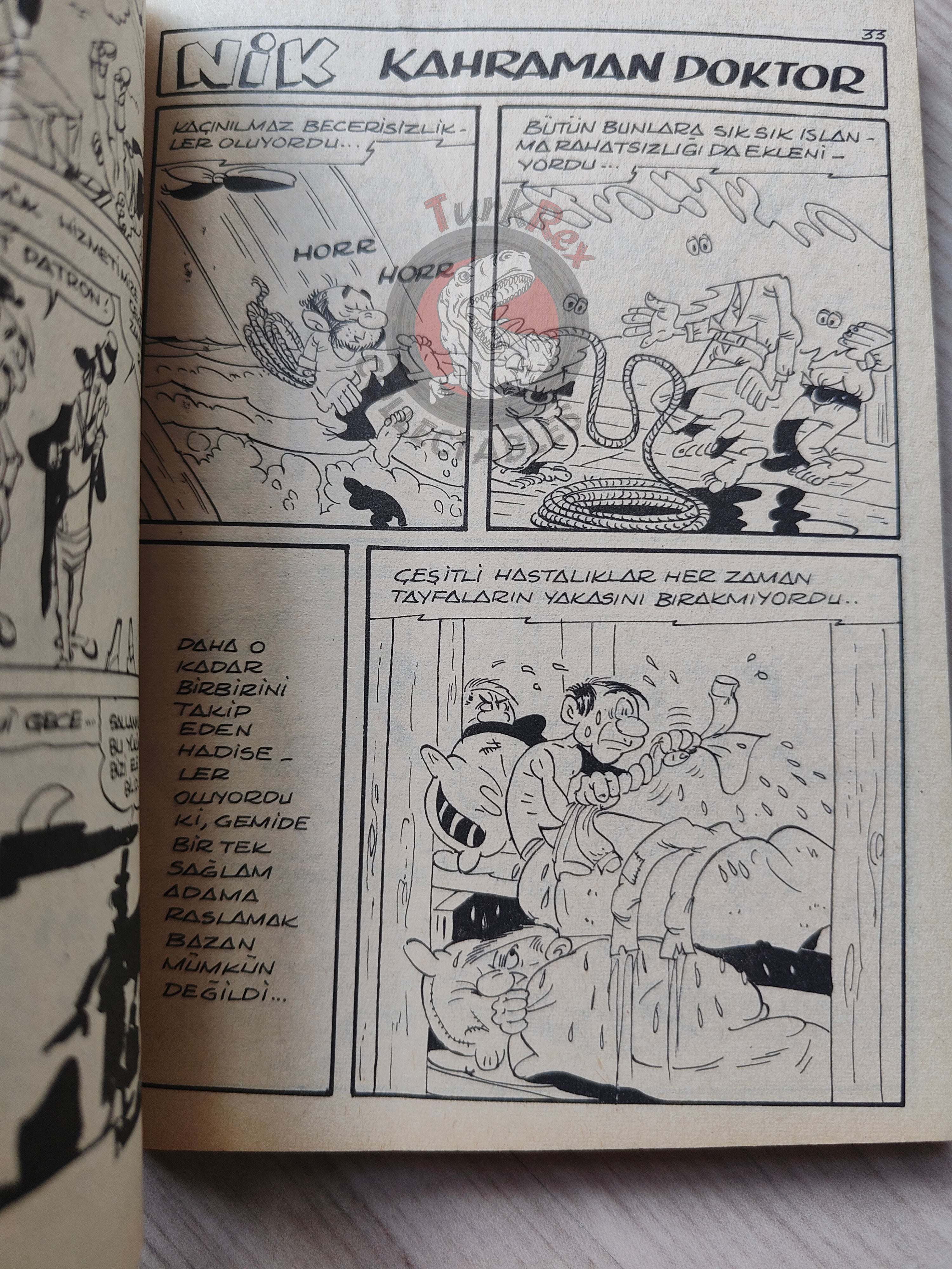 Lucky Luke #5 L’Elixir du Docteur Doxey 1972 Turkish Comic Turkey Le Vieux Nick Boule et Bill