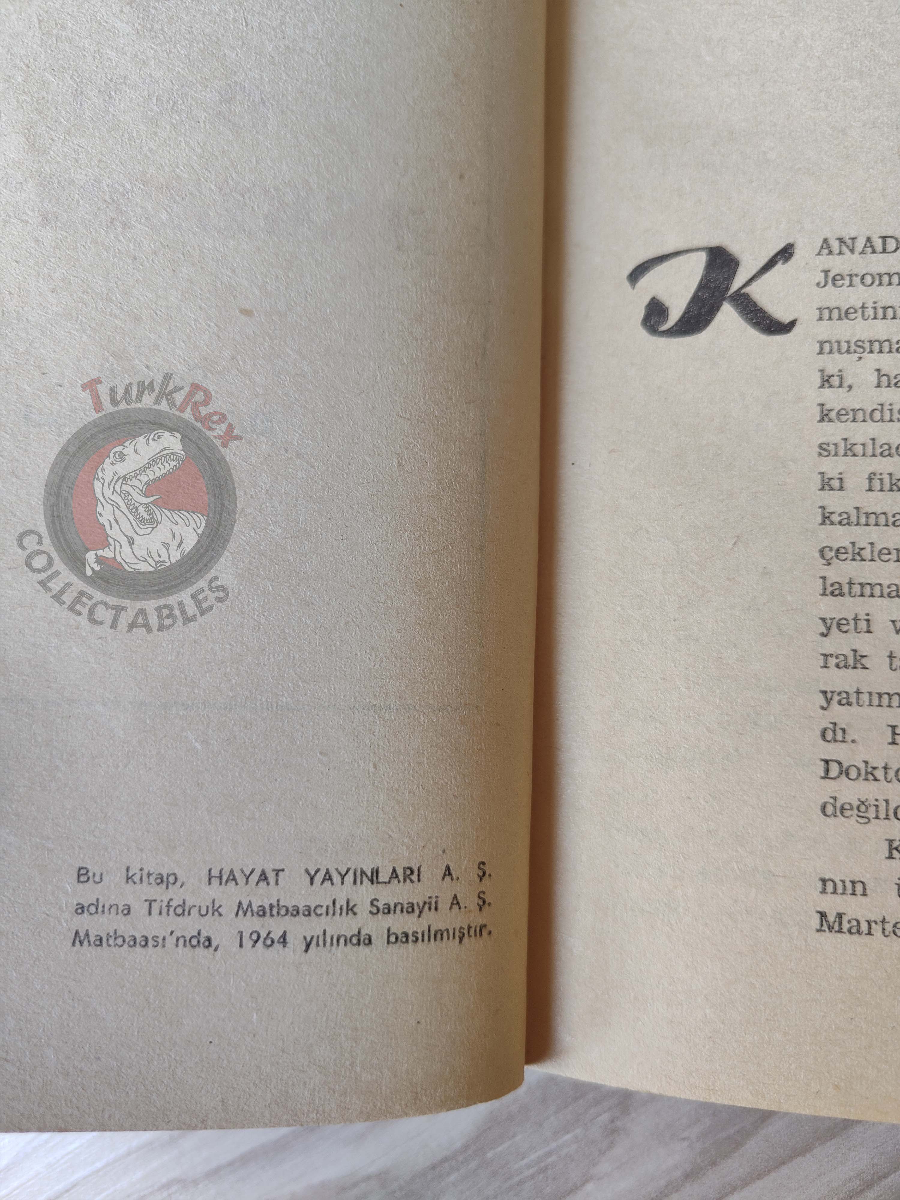 Hugh MacLennan – The Watch That Ends the Night 1964 1st Turkish Book Turkey