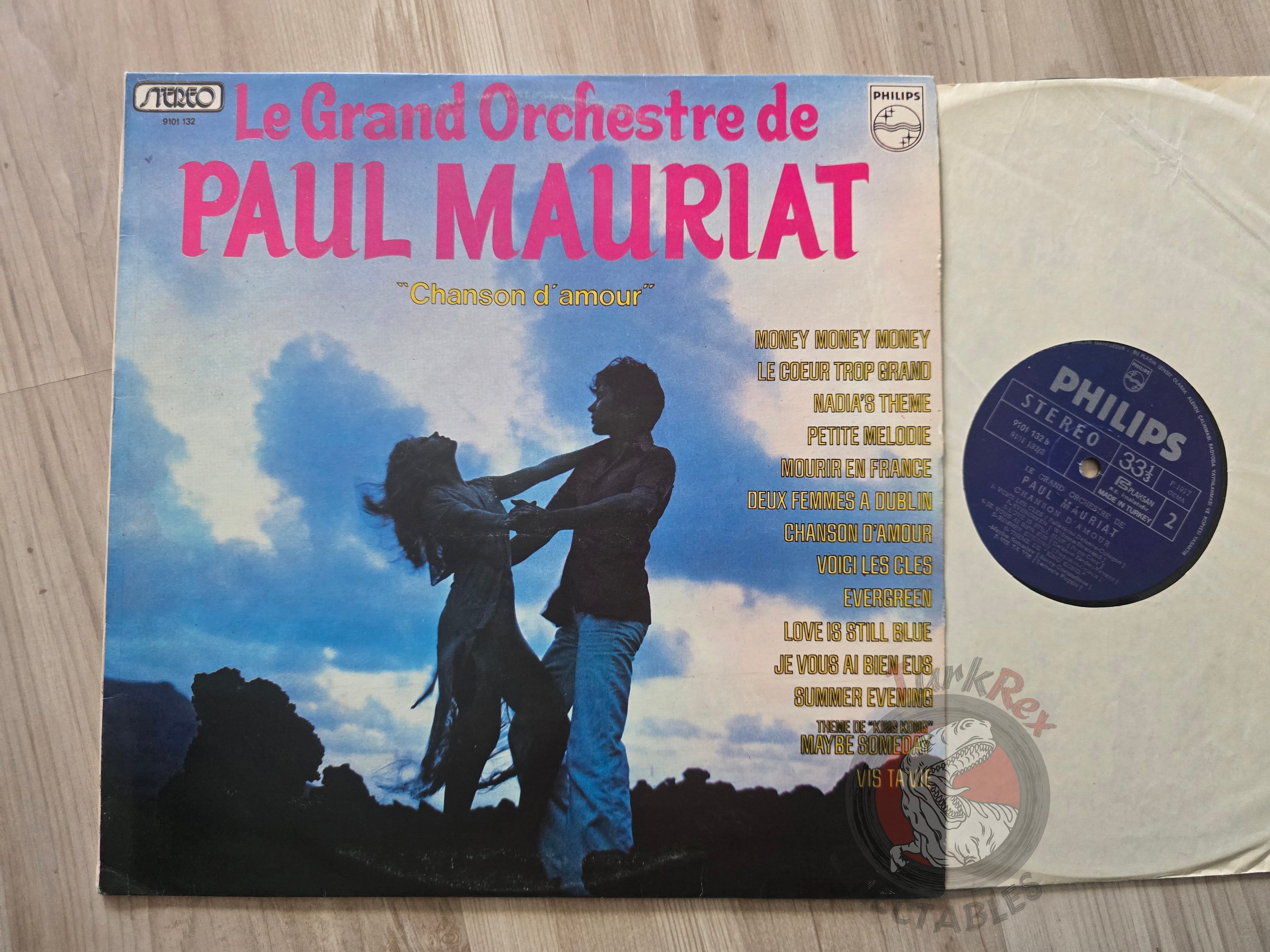 Paul Mauriat – Chanson D'Amour Turkish Pressing Vinyl Turkey Edition