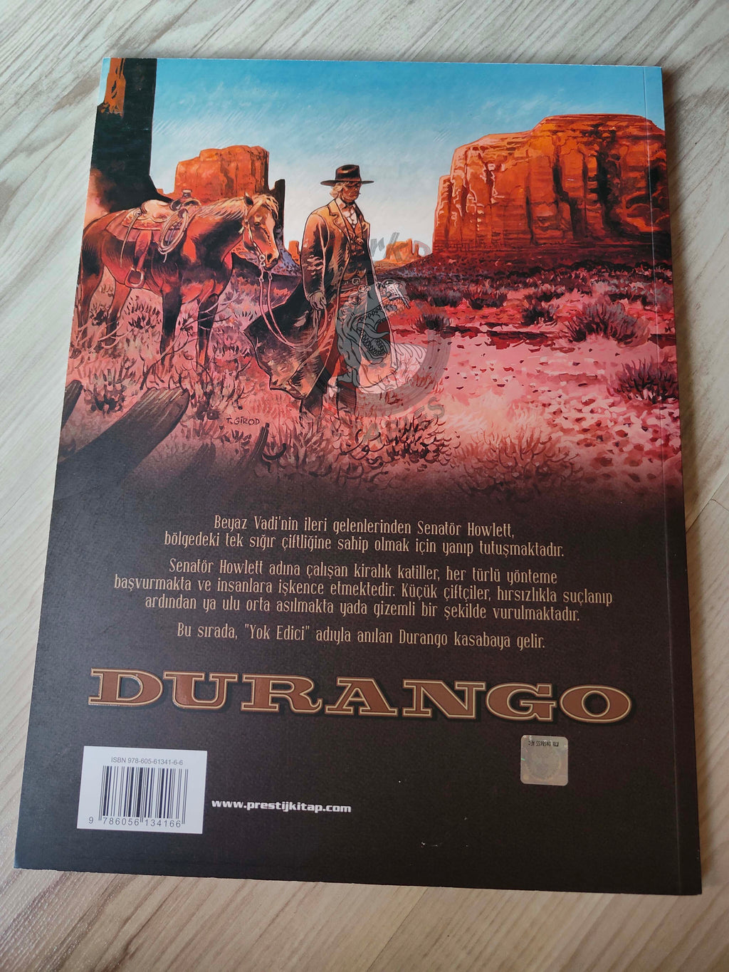 Durango #1 Les Chiens Meurent En Hiver Turkish Comic Turkey Yves Swolfs