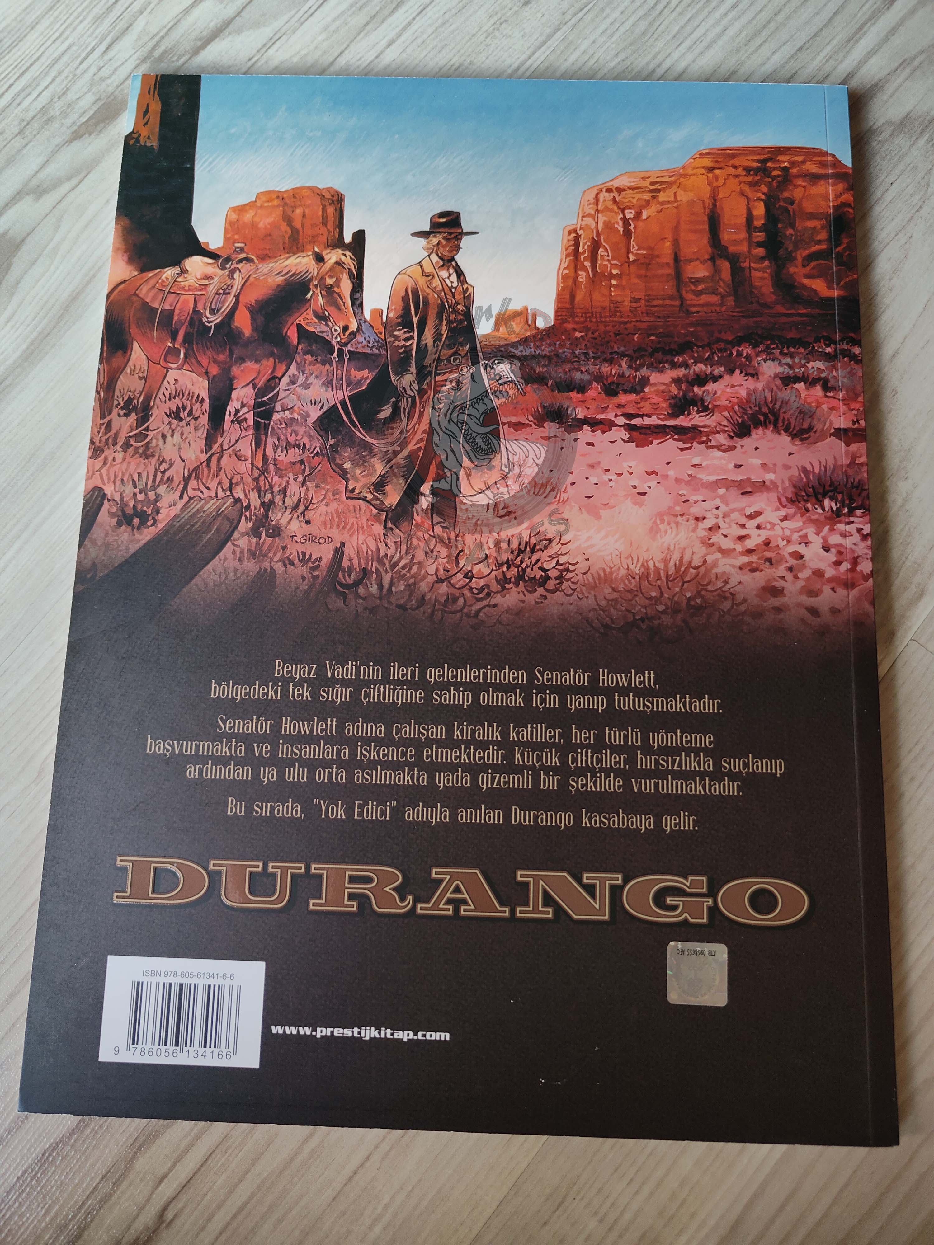 Durango #1 Les Chiens Meurent En Hiver Turkish Comic Turkey Yves Swolfs