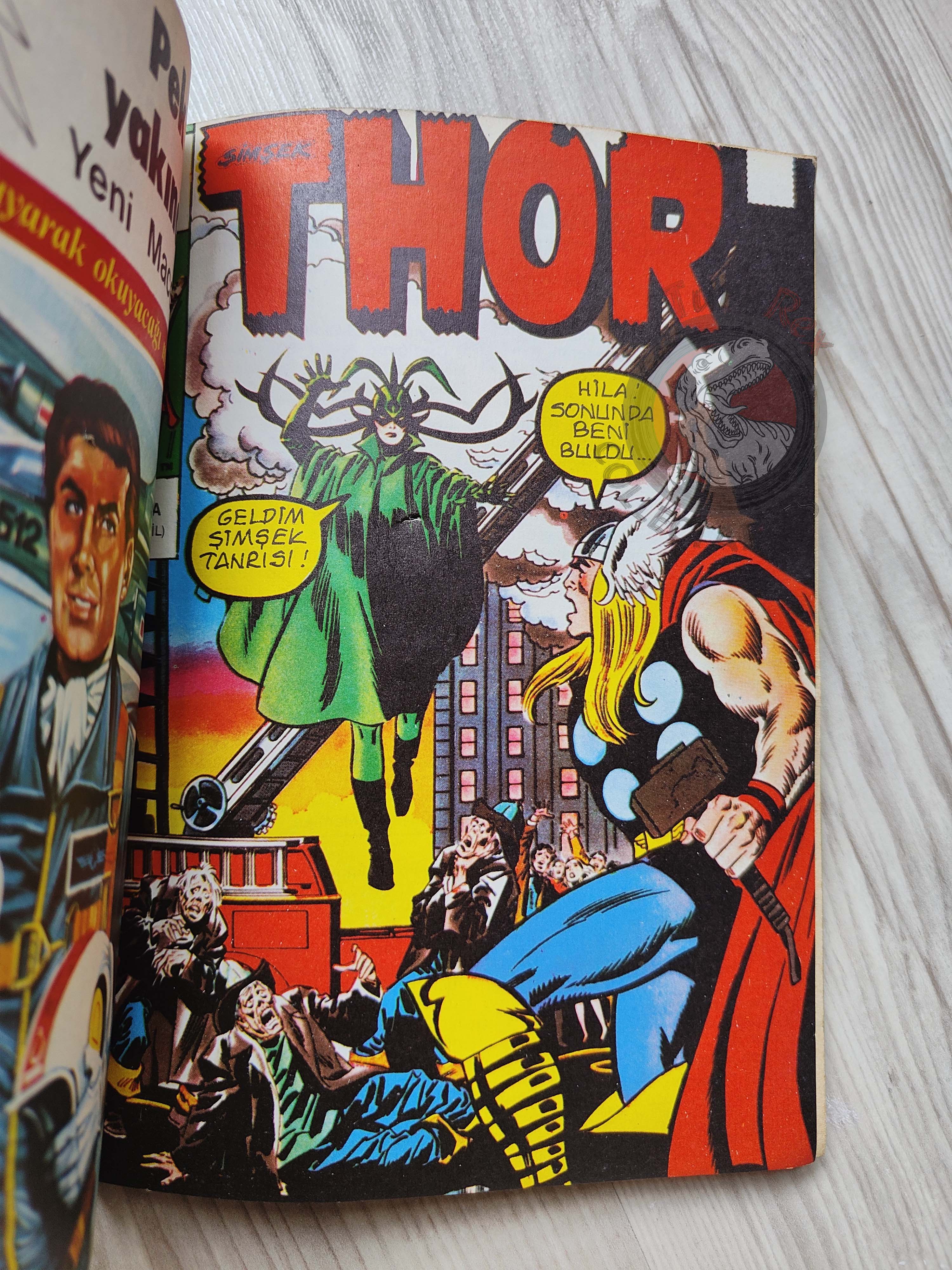Thor #3 1985 Turkish Comic Turkey The Mighty Thor #188–192