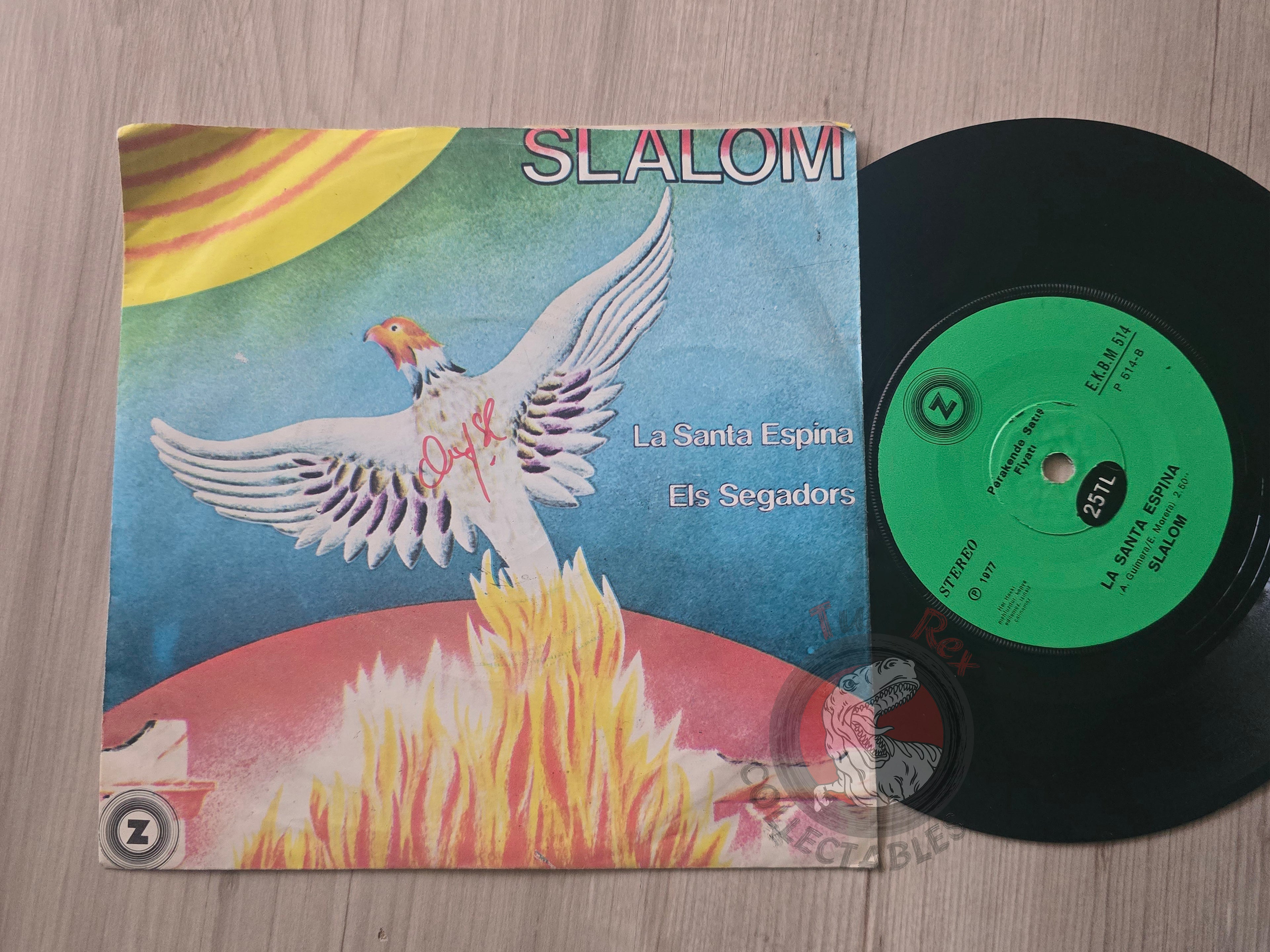 Slalom – Els Segadors 7" Turkish Pressing Vinyl Turkey Edition