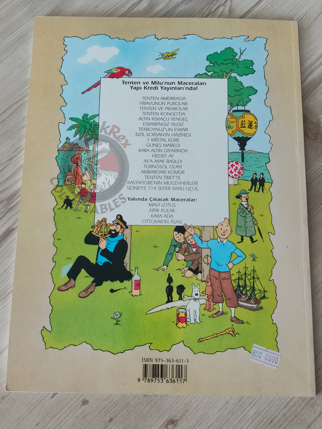 Tintin – Cigars of the Pharaoh 1997 Turkish Edition Comic Turkey 1st YKY