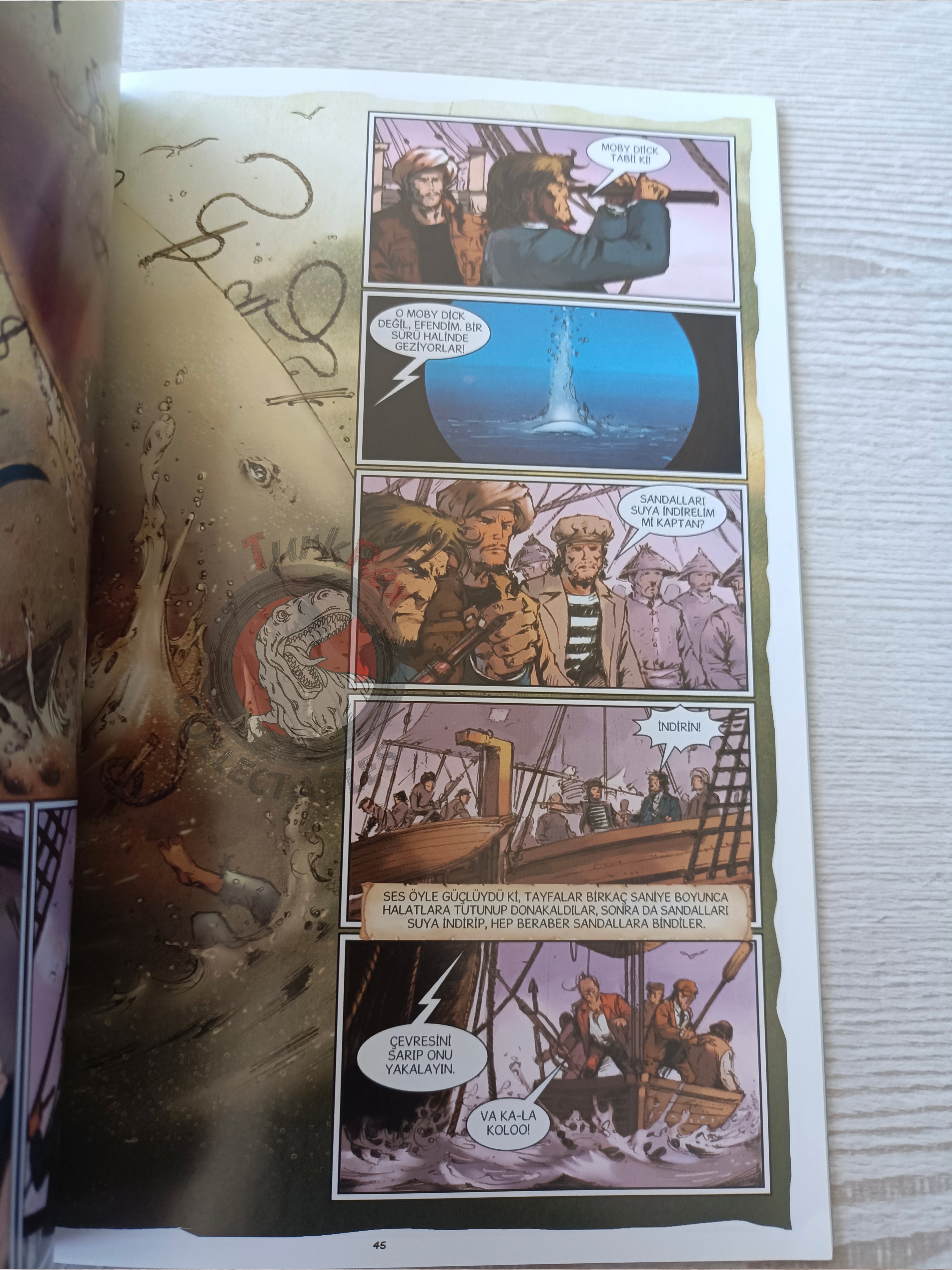 Moby Dick – Herman Melville Turkish Comic Turkey Campfire Classics