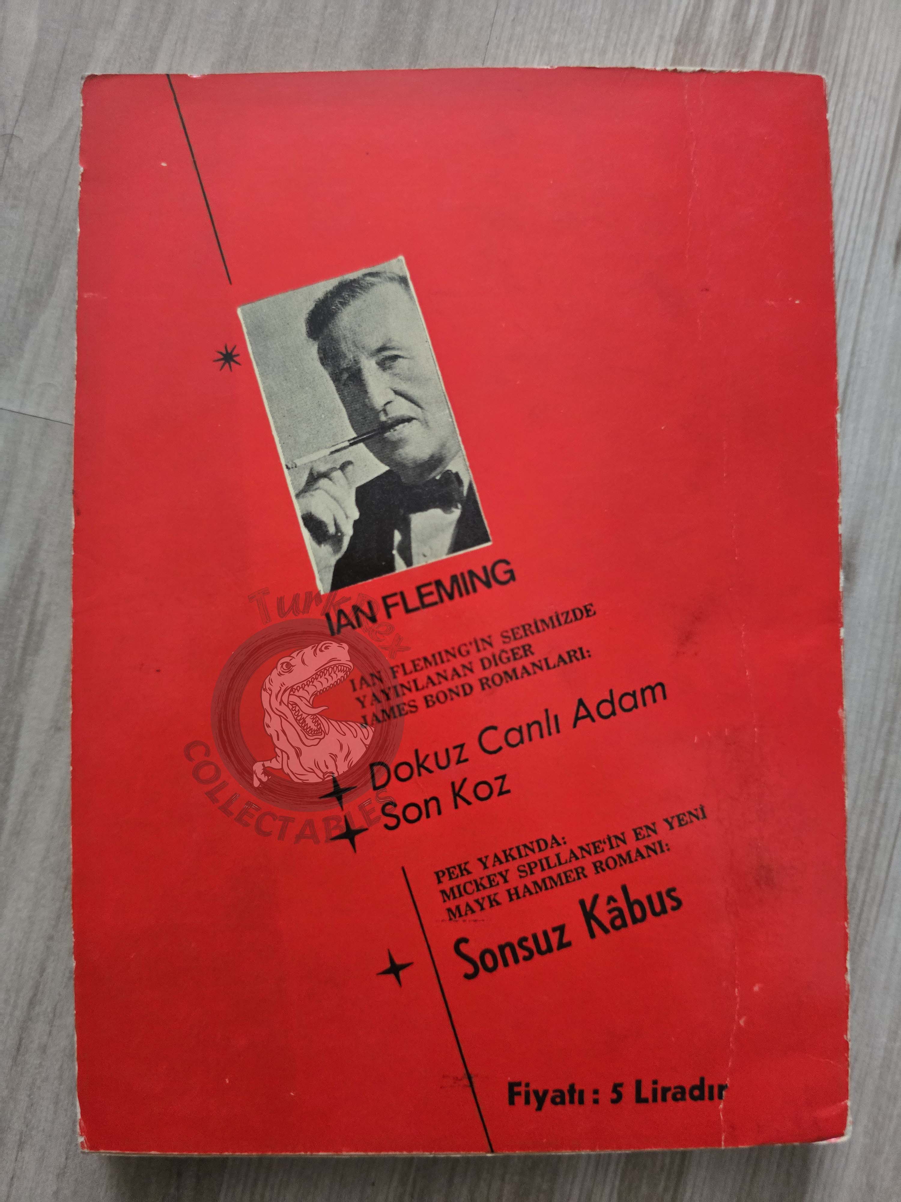 James Bond - Doctor No 1965 1st Turkish Book Turkey Ian Fleming