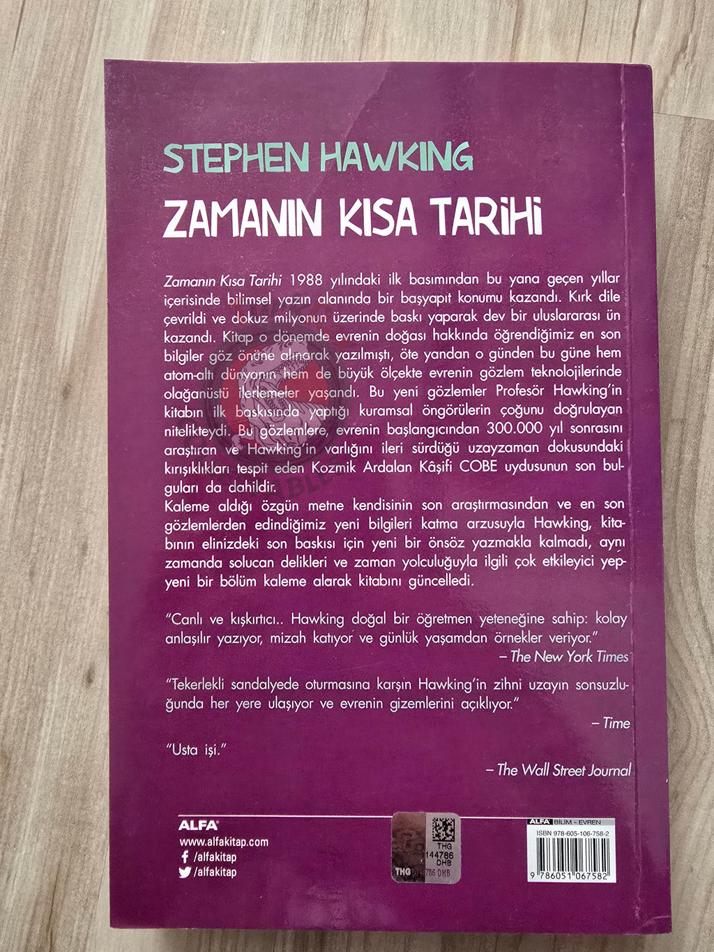 Stephen Hawking – A Brief History Of Time 2015 Turkish Book Turkey