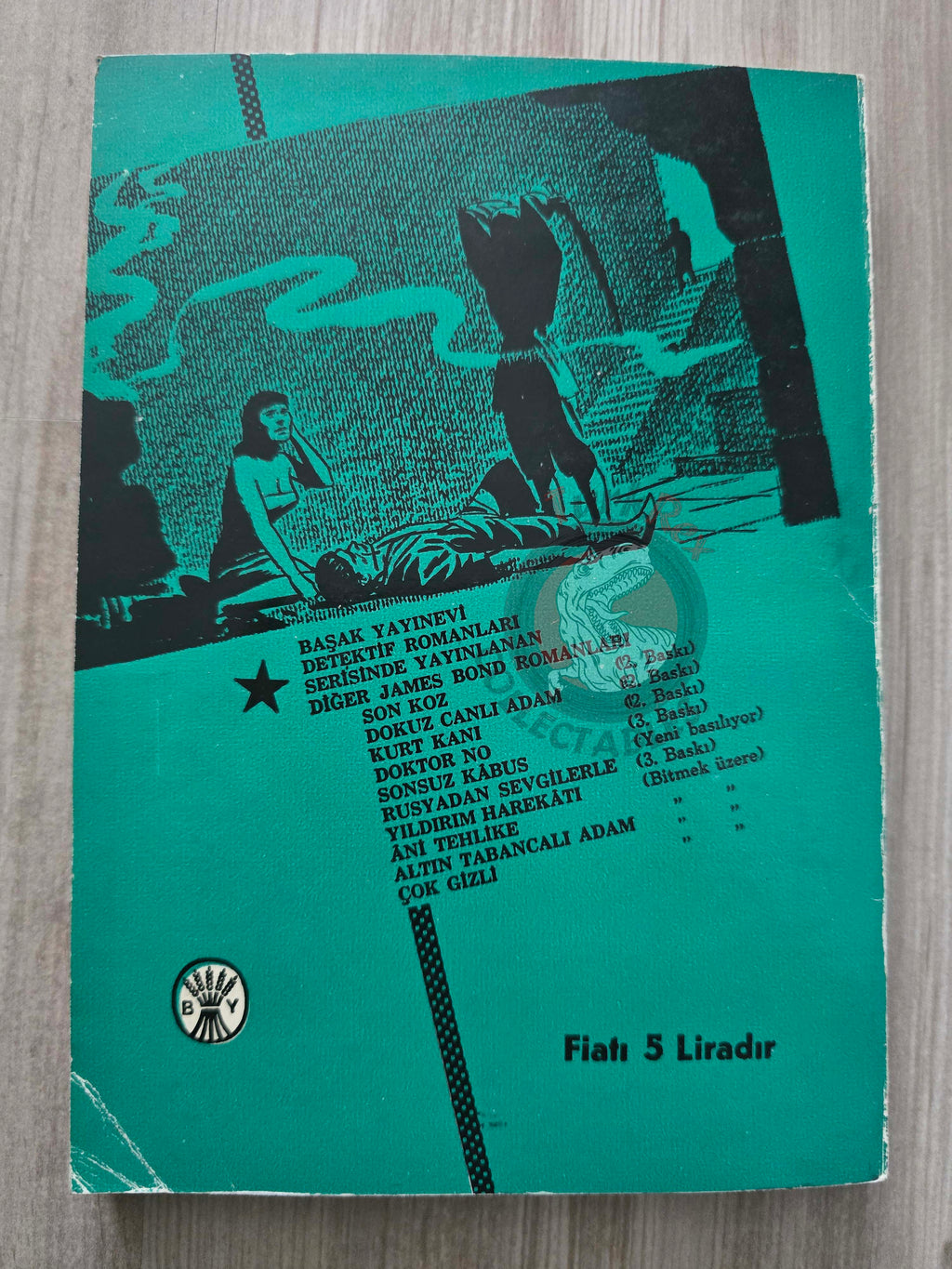 James Bond - You Only Live Twice 1966 1st Turkish Book Turkey Ian Fleming