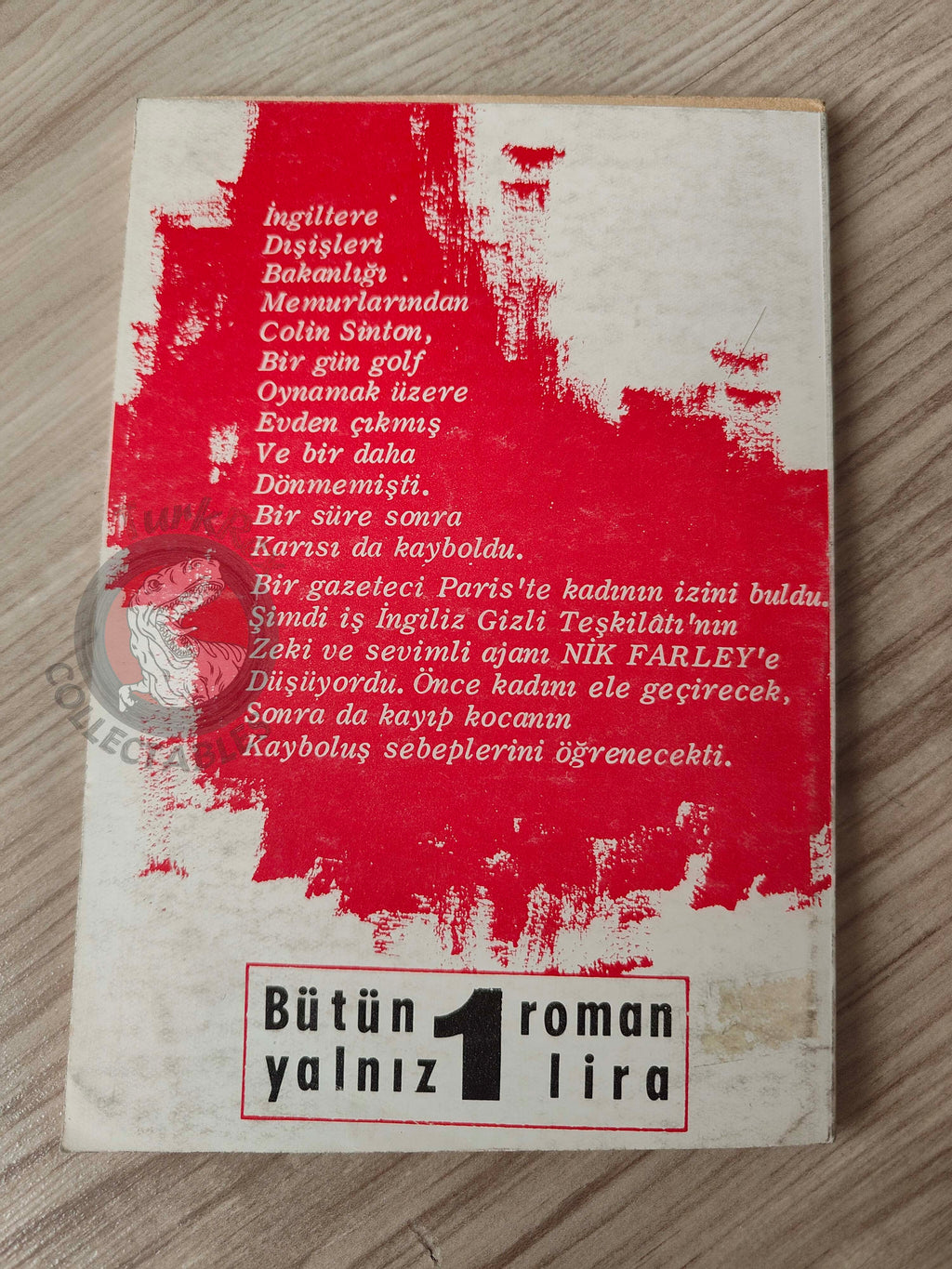 Frank Struan – Nick Farley 1966 1st Turkish Book Turkey
