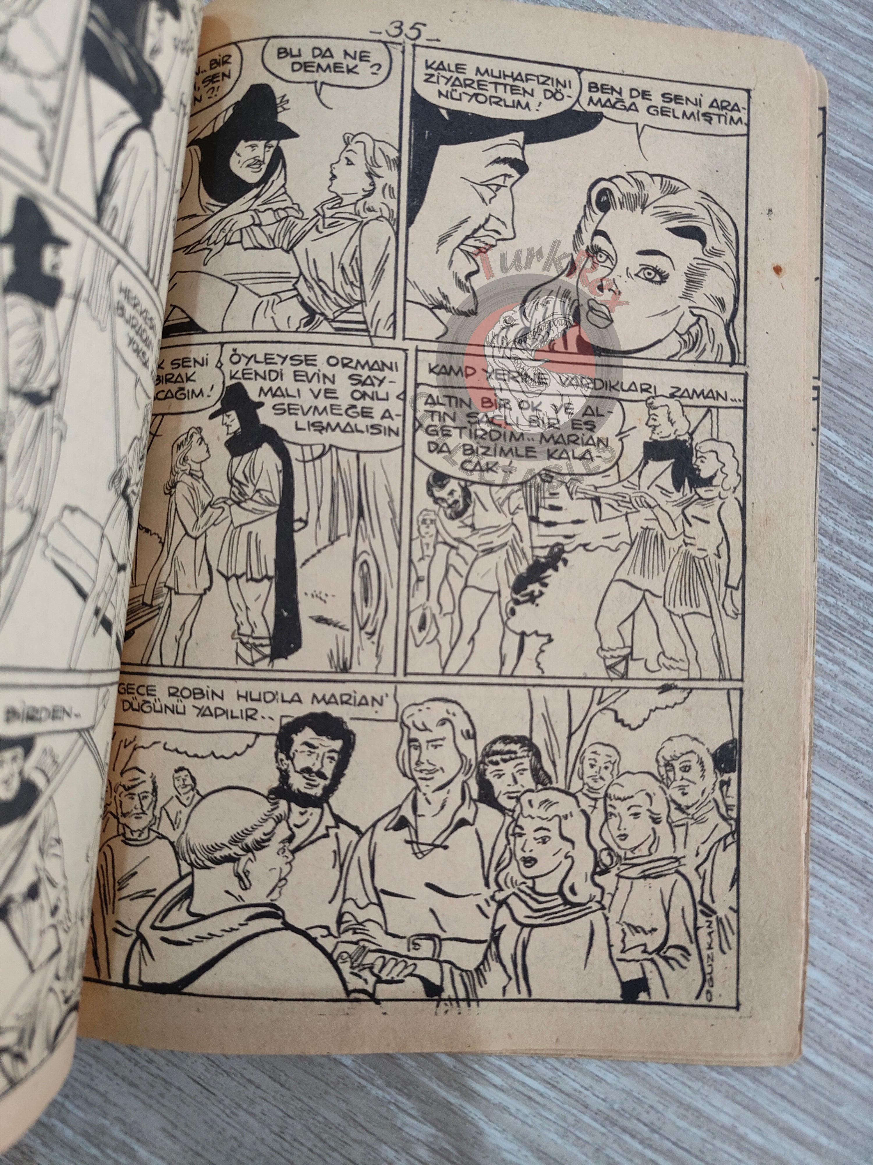 Robin Hood 1962 Turkish Comic Turkey Classics Illustrated
