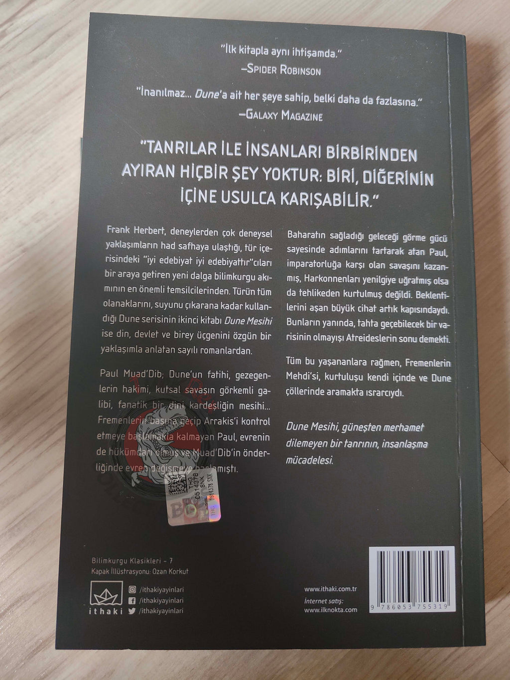 Frank Herbert – Dune Messiah Turkish Book Turkey Dune Series