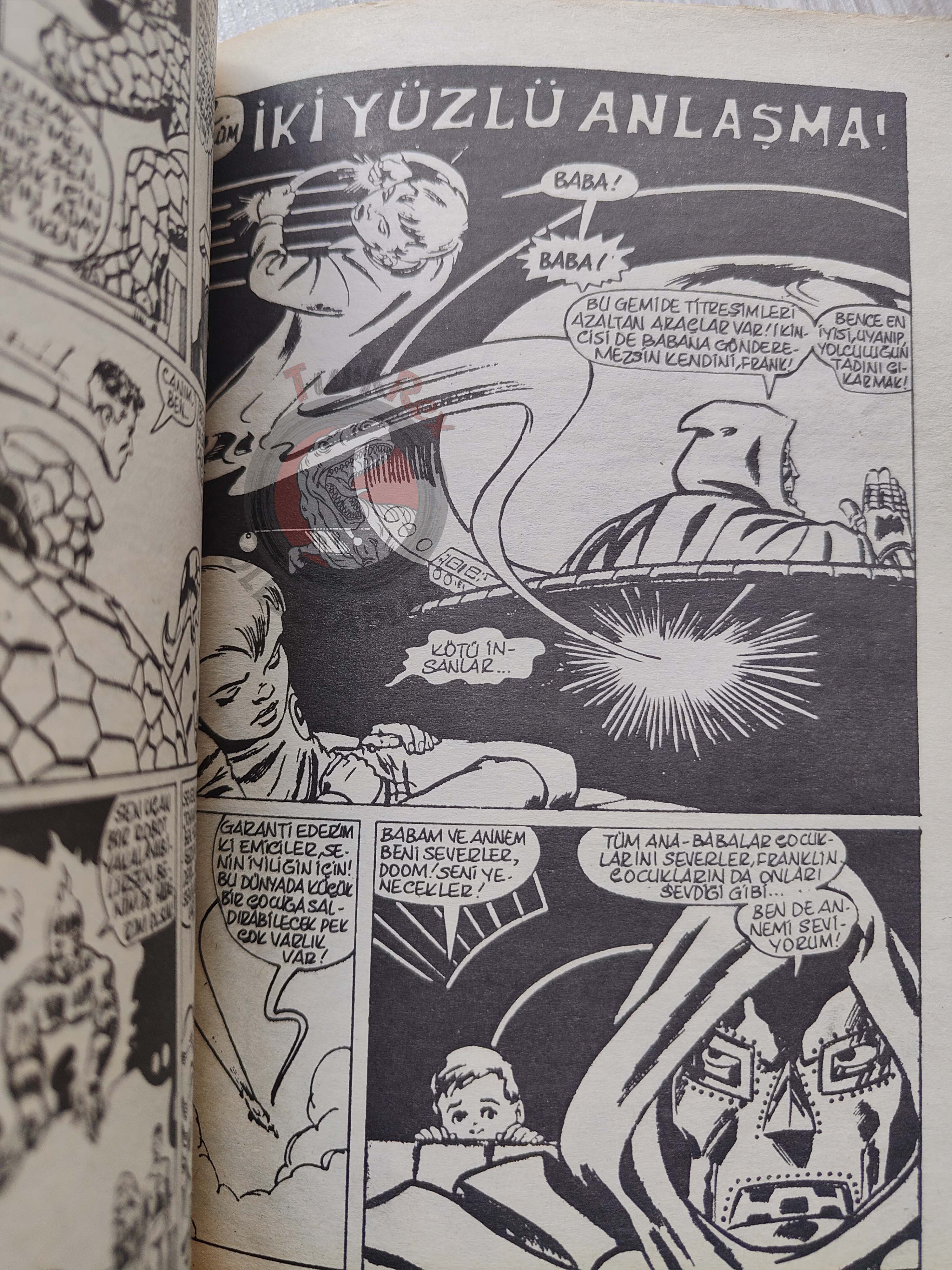 Fantastic Four #4 1988 Turkish Comic Turkey #19 #20