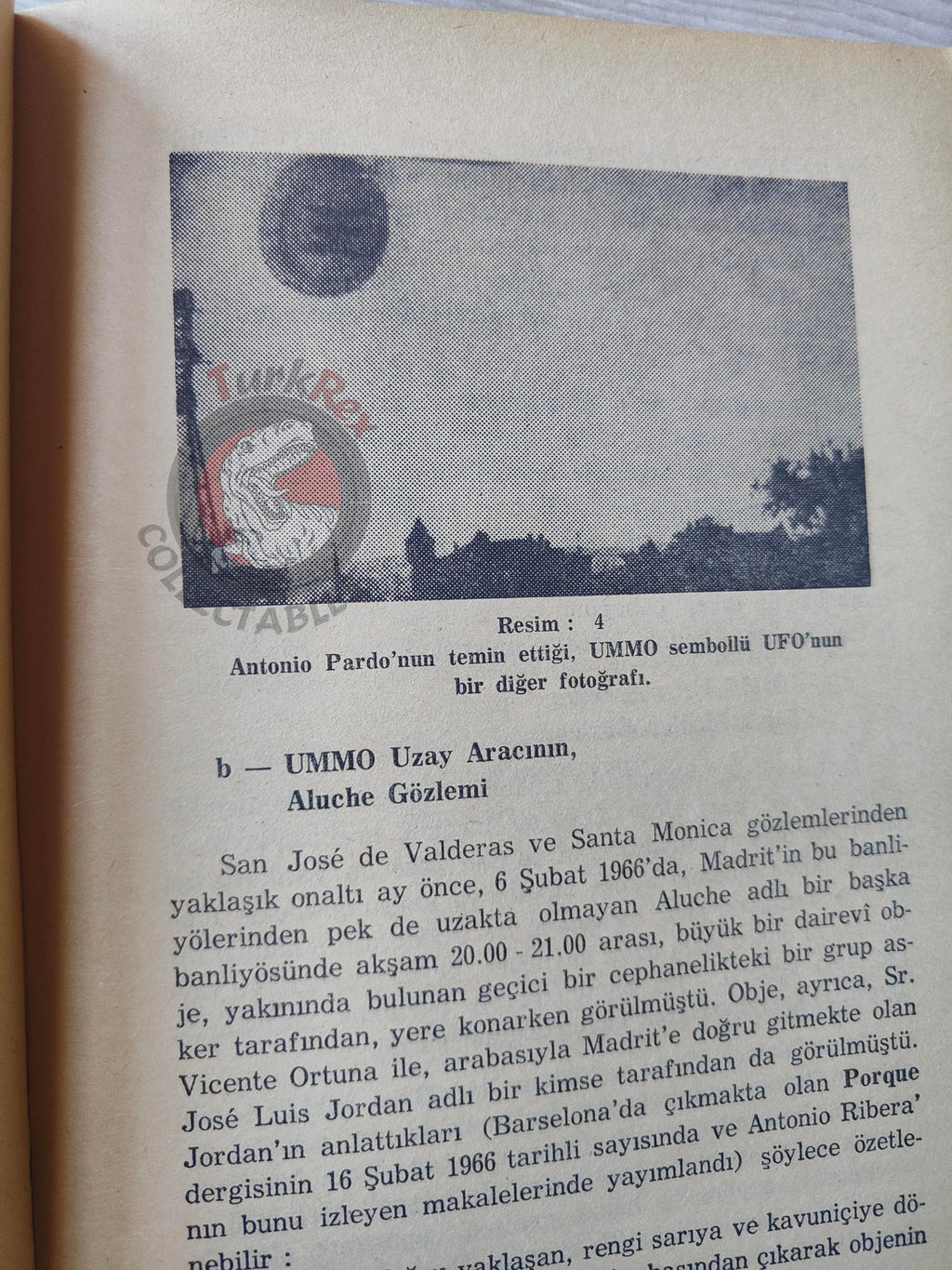 UFO Contact from Planet Ummo 1978 Turkish Book Turkey Parapsychology