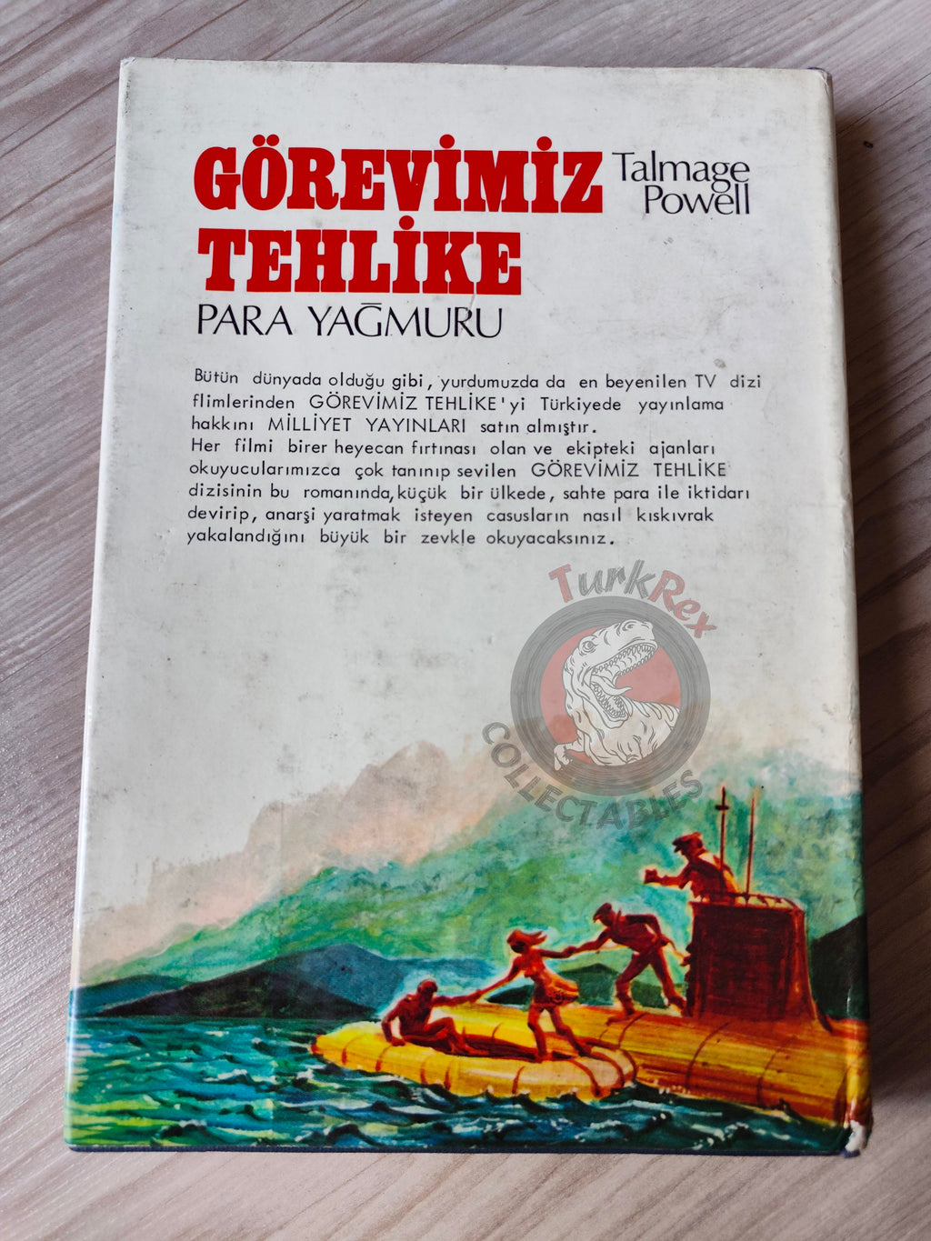 Talmage Powell – Mission Impossible: The Money Explosion 1973 1st Turkish Book Turkey HC