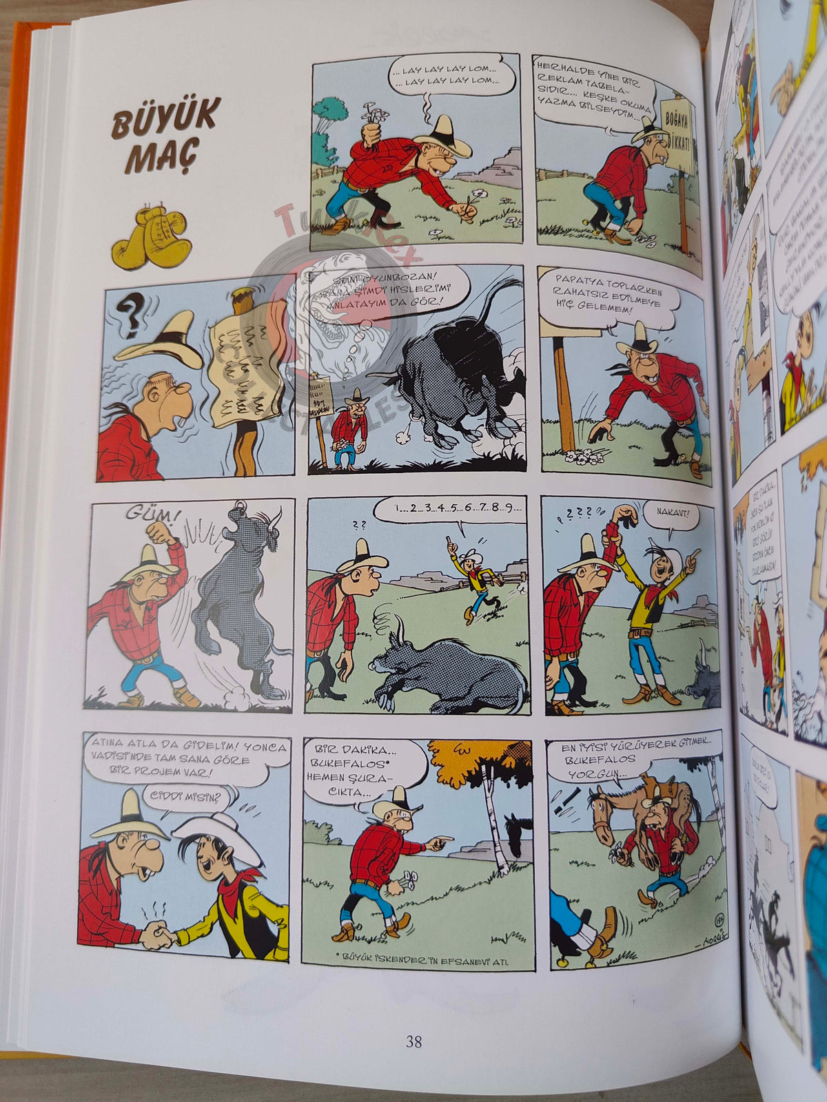 Lucky Luke – L'integrale #2 Turkish Comic Turkey Sous le Ciel de l'Ouest