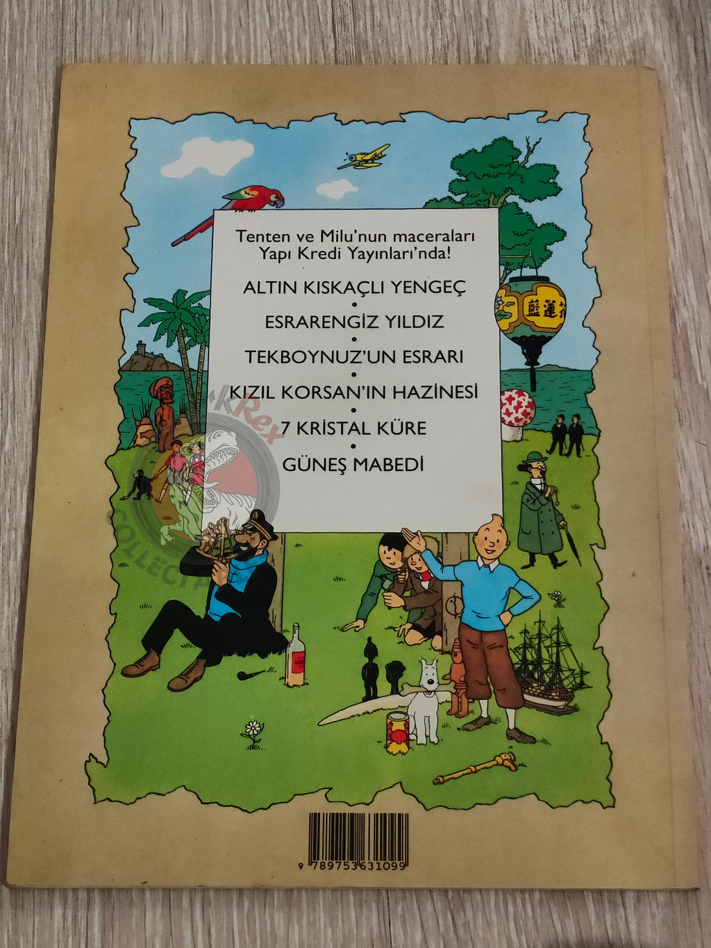 Tintin – Red Rackham's Treasure 1995 Turkish Edition Comic Turkey 1st YKY