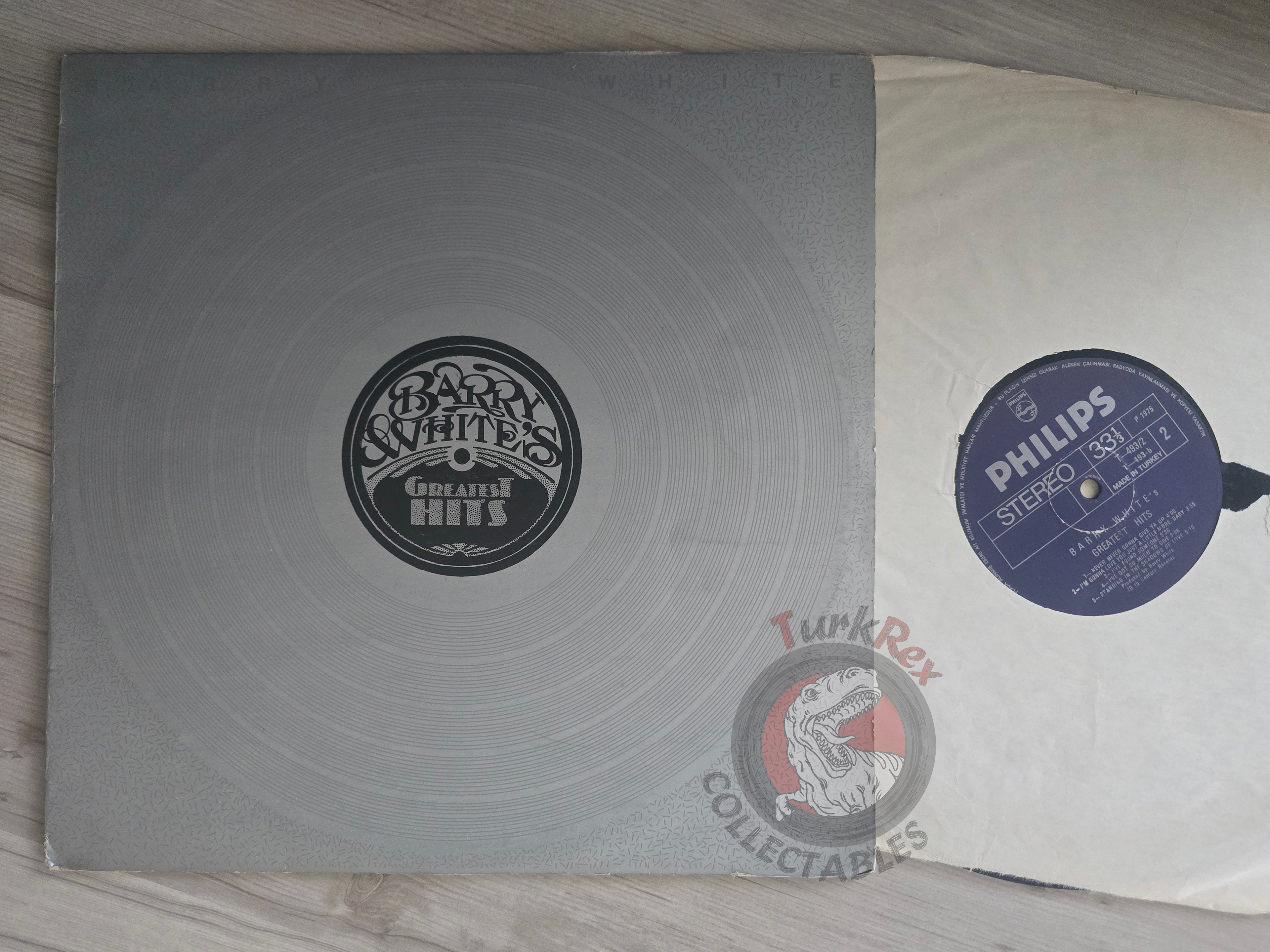 Barry White – Barry White's Greatest Hits Turkish Pressing Vinyl Turkey Edition