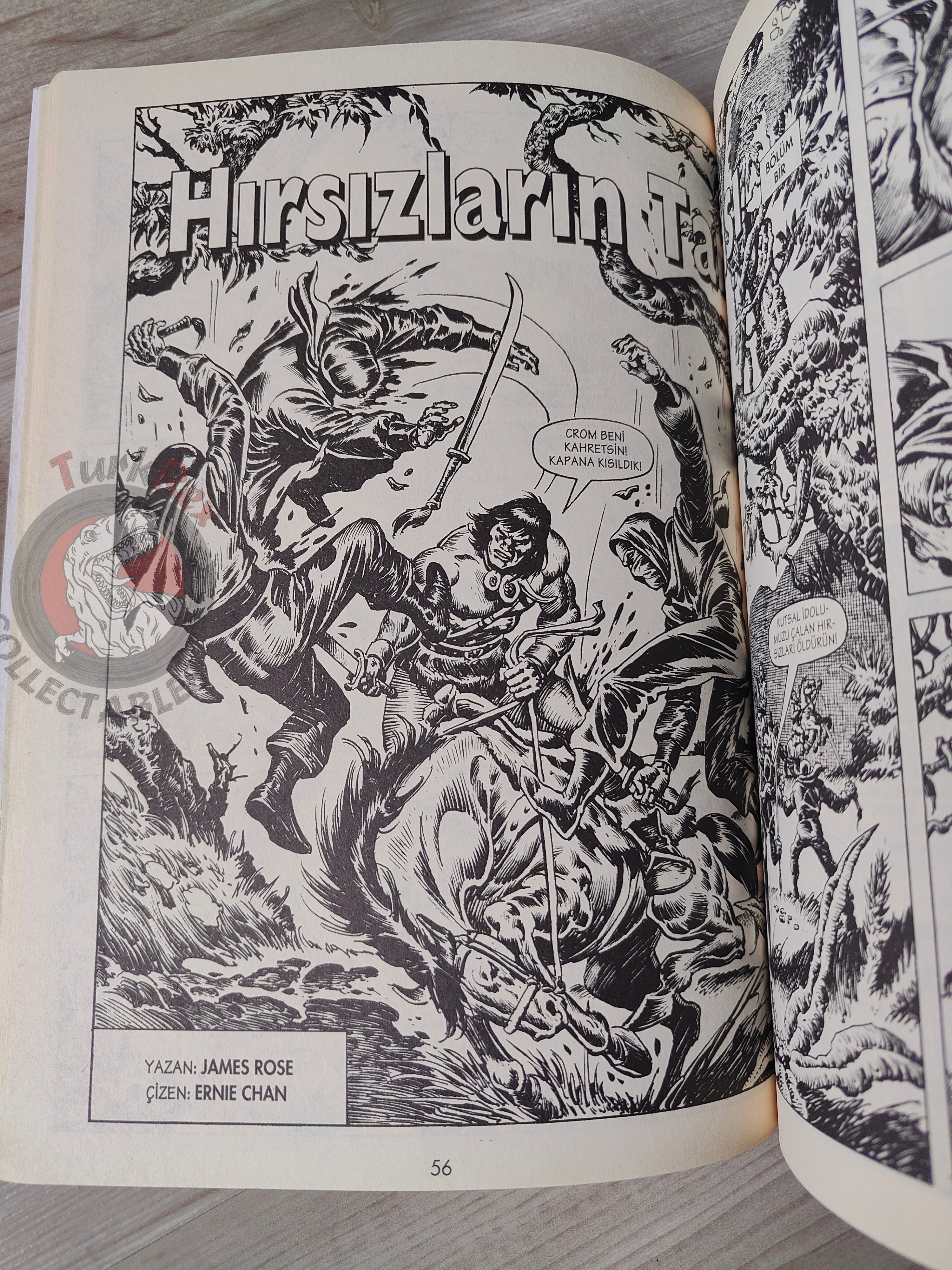 Kılıçların Savaşçısı Conan #1 Turkish Comic Turkey The Savage Sword of #211 #212