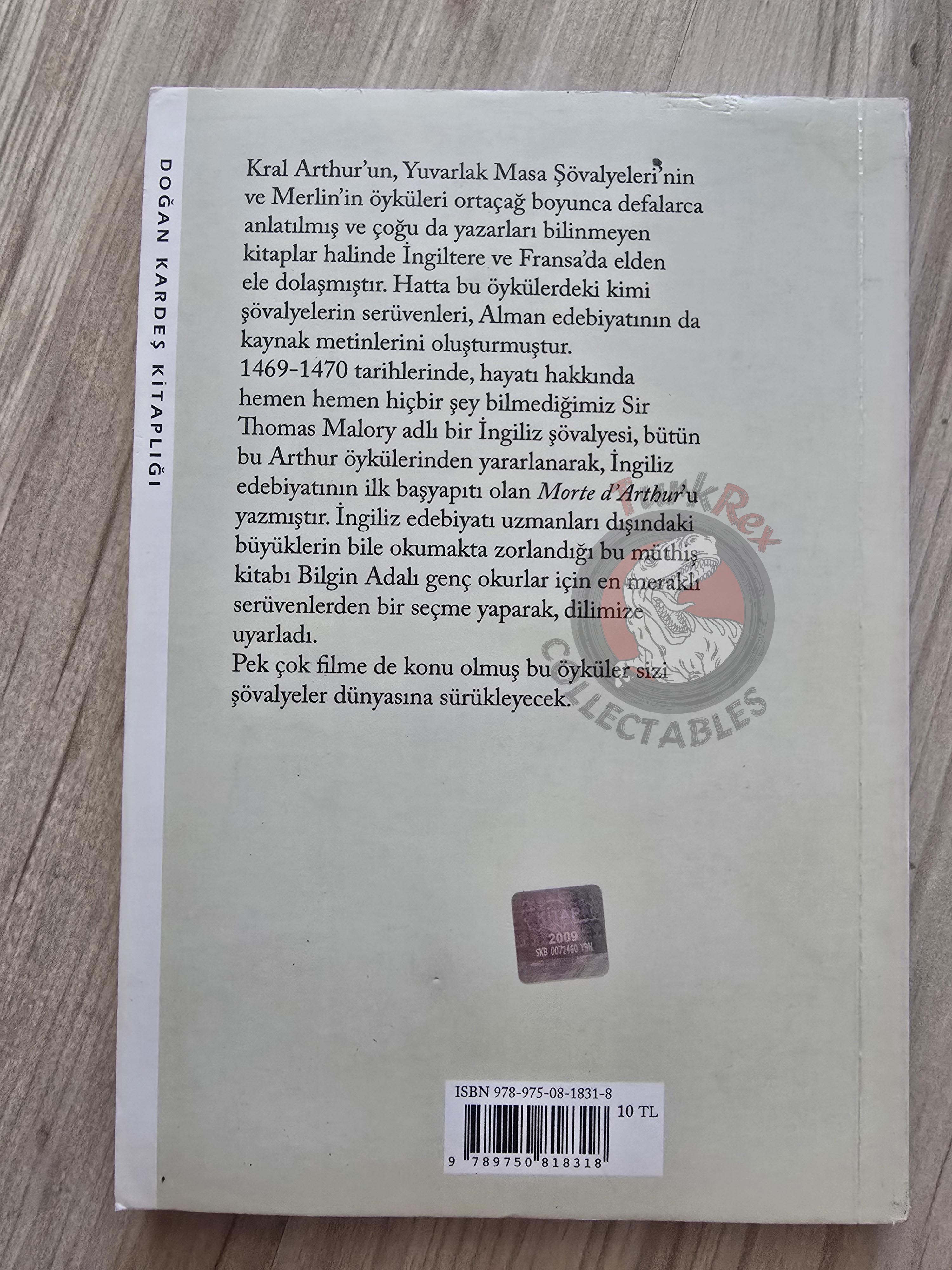 Sir Thomas Malory – King Arthur and the Knights of the Round Table 2010 Turkish Book Turkey