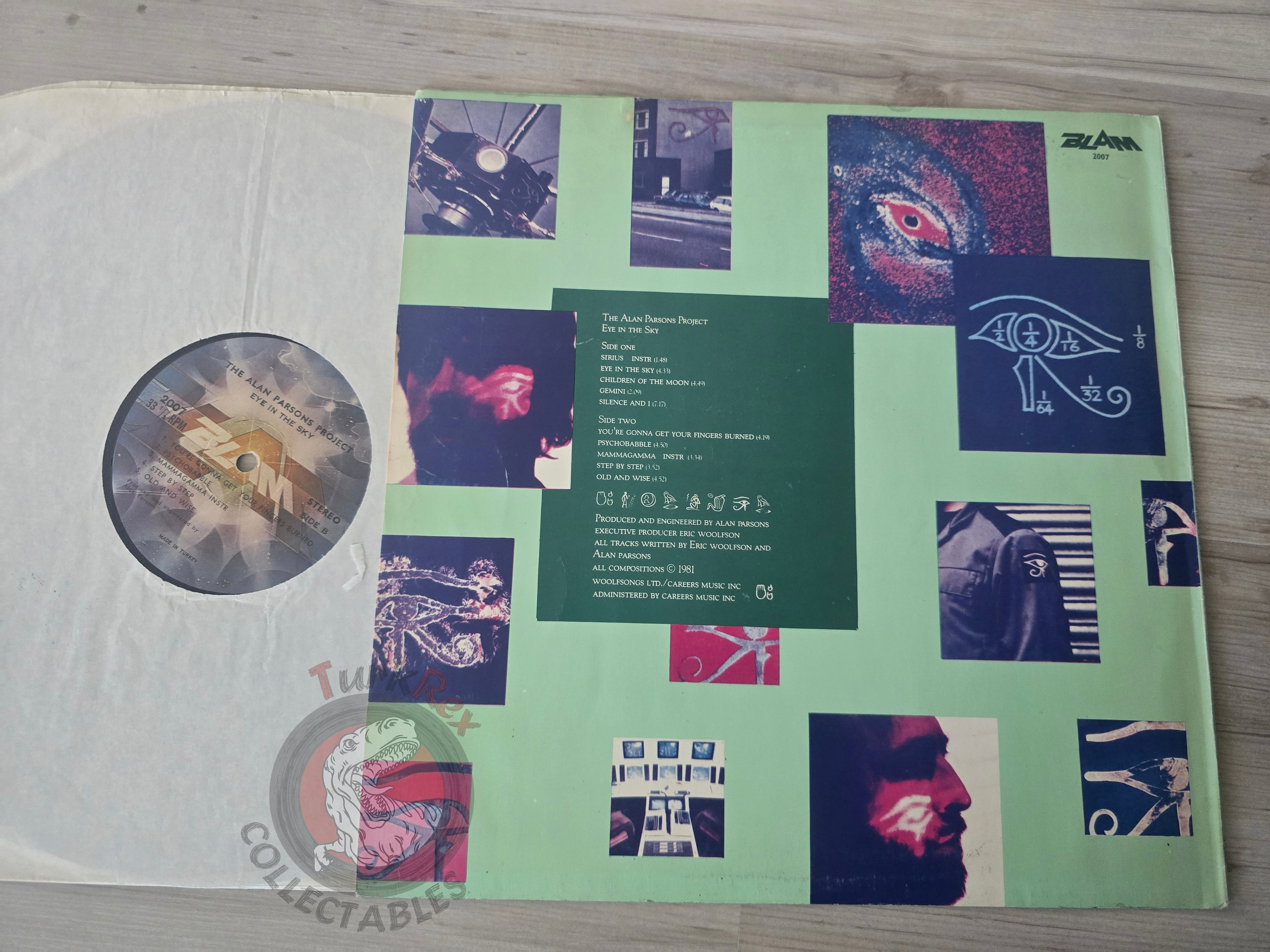 The Alan Parsons Project – Eye In The Sky Turkish Pressing Vinyl Turkey Edition
