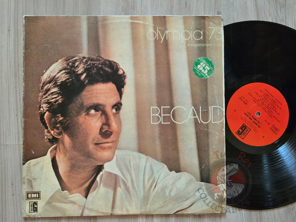 Gilbert Bécaud – Olympia 73 Turkish Pressing Vinyl Turkey Edition
