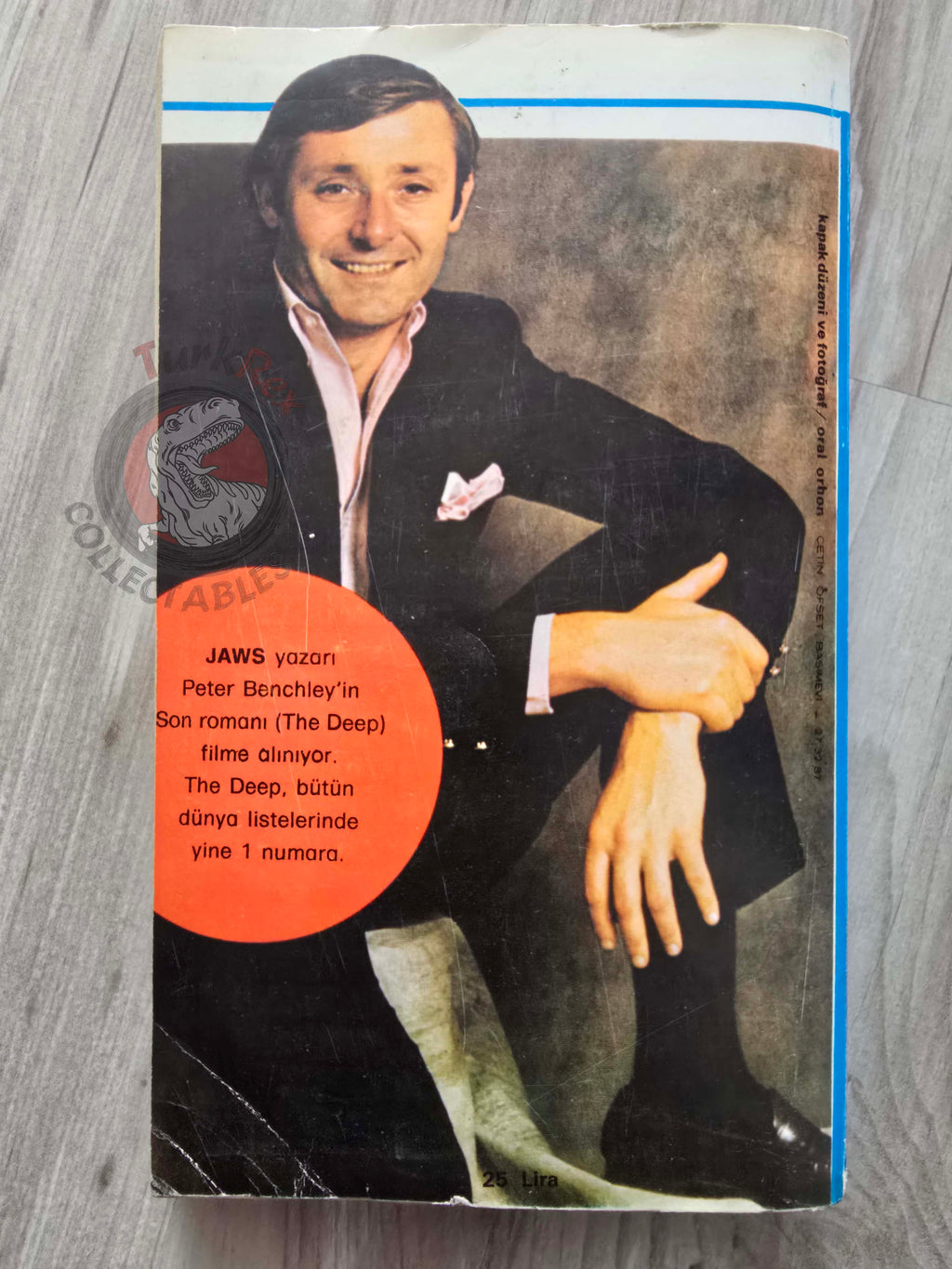 Peter Benchley  – The Deep 1976 1st Turkish Book Turkey