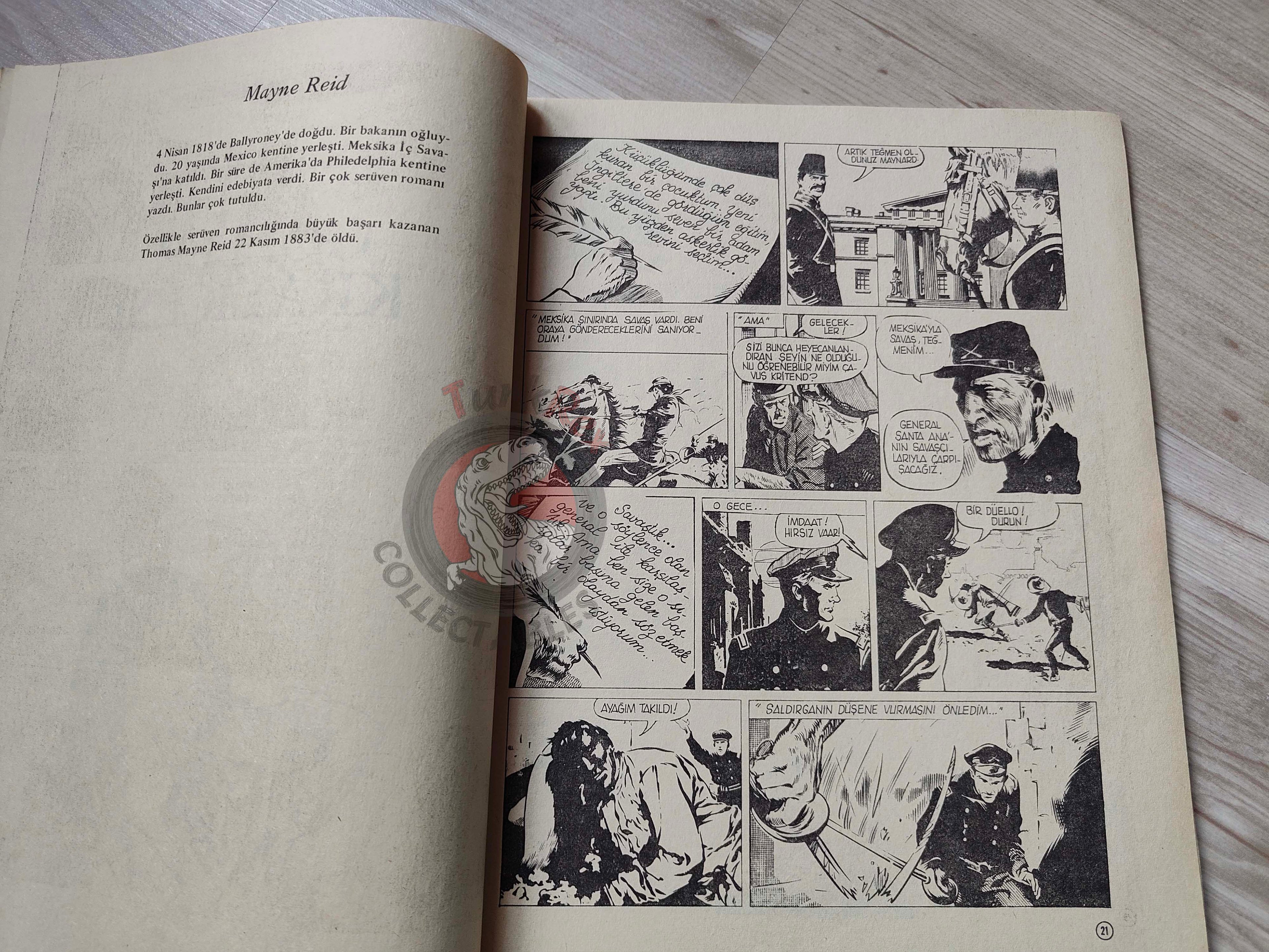 Milliyet Çocuk #10 1979 Turkish Comic Turkey Joyas Literarias Juveniles #61 Mayne Reid