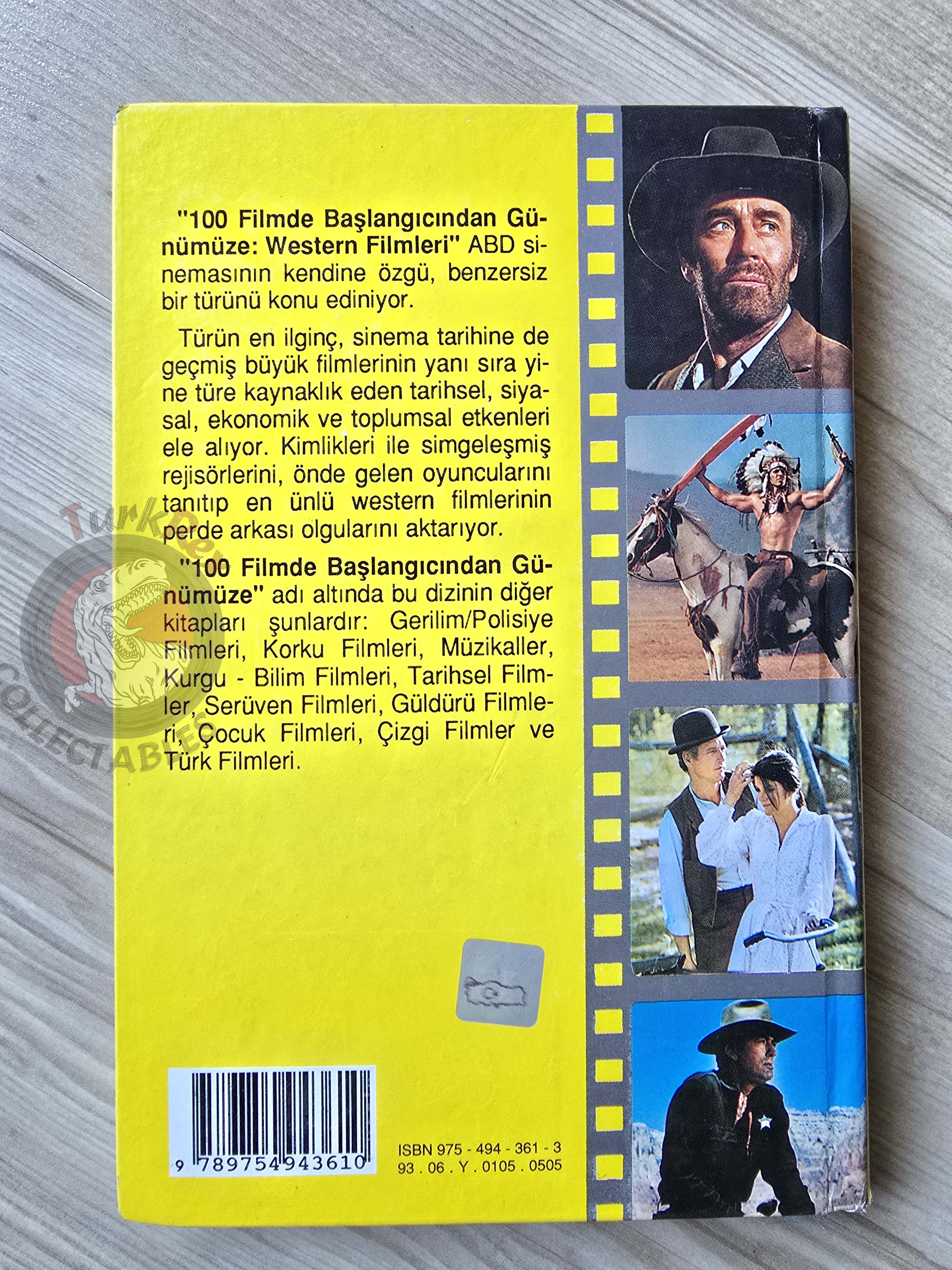 Western Films from the Beginning to the Present 1993 HC Turkish Book Turkey