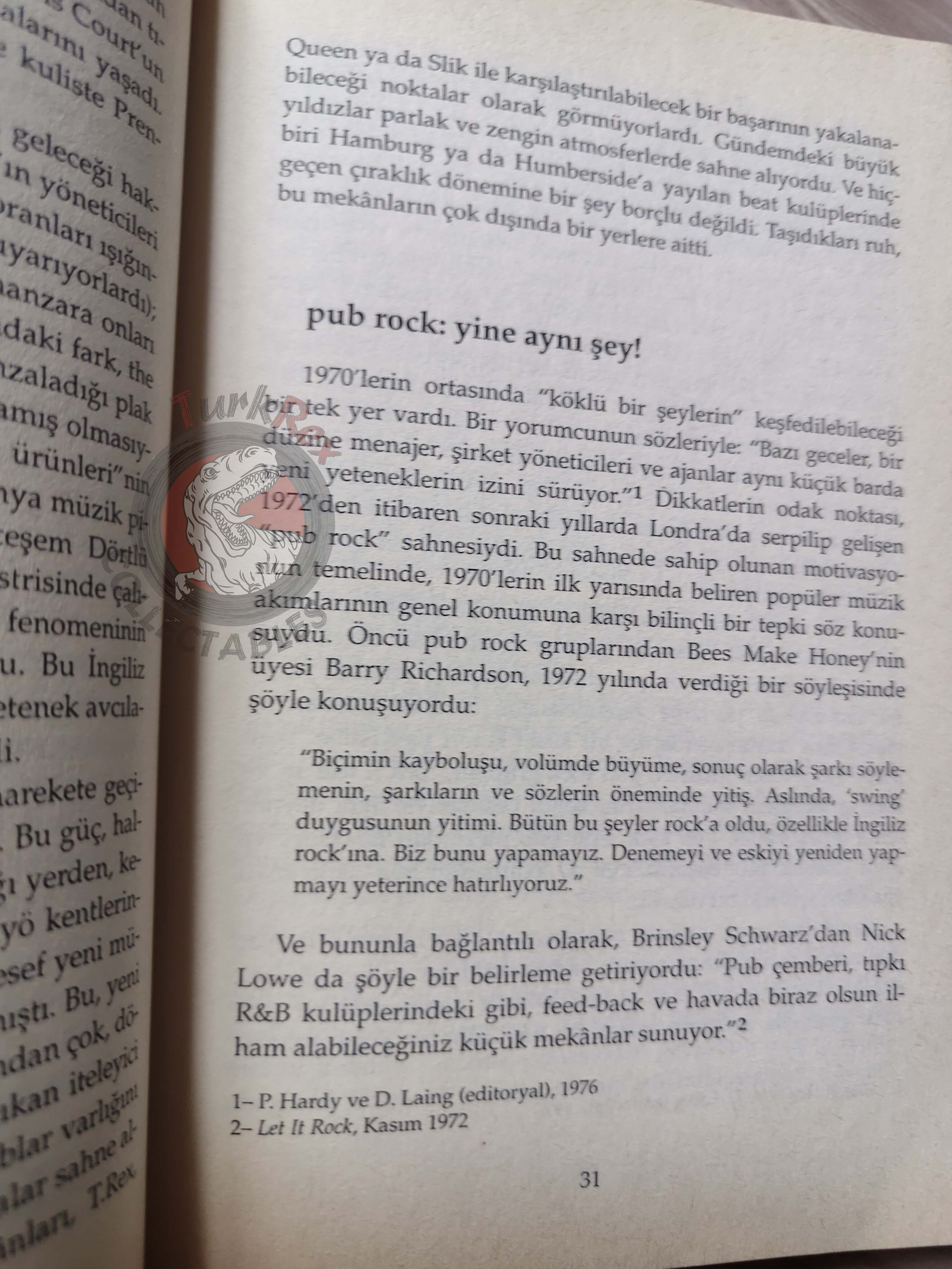 Dave Laing – One Chord Wonders 2002 1st Turkish Book Turkey Sex Pistols Punk