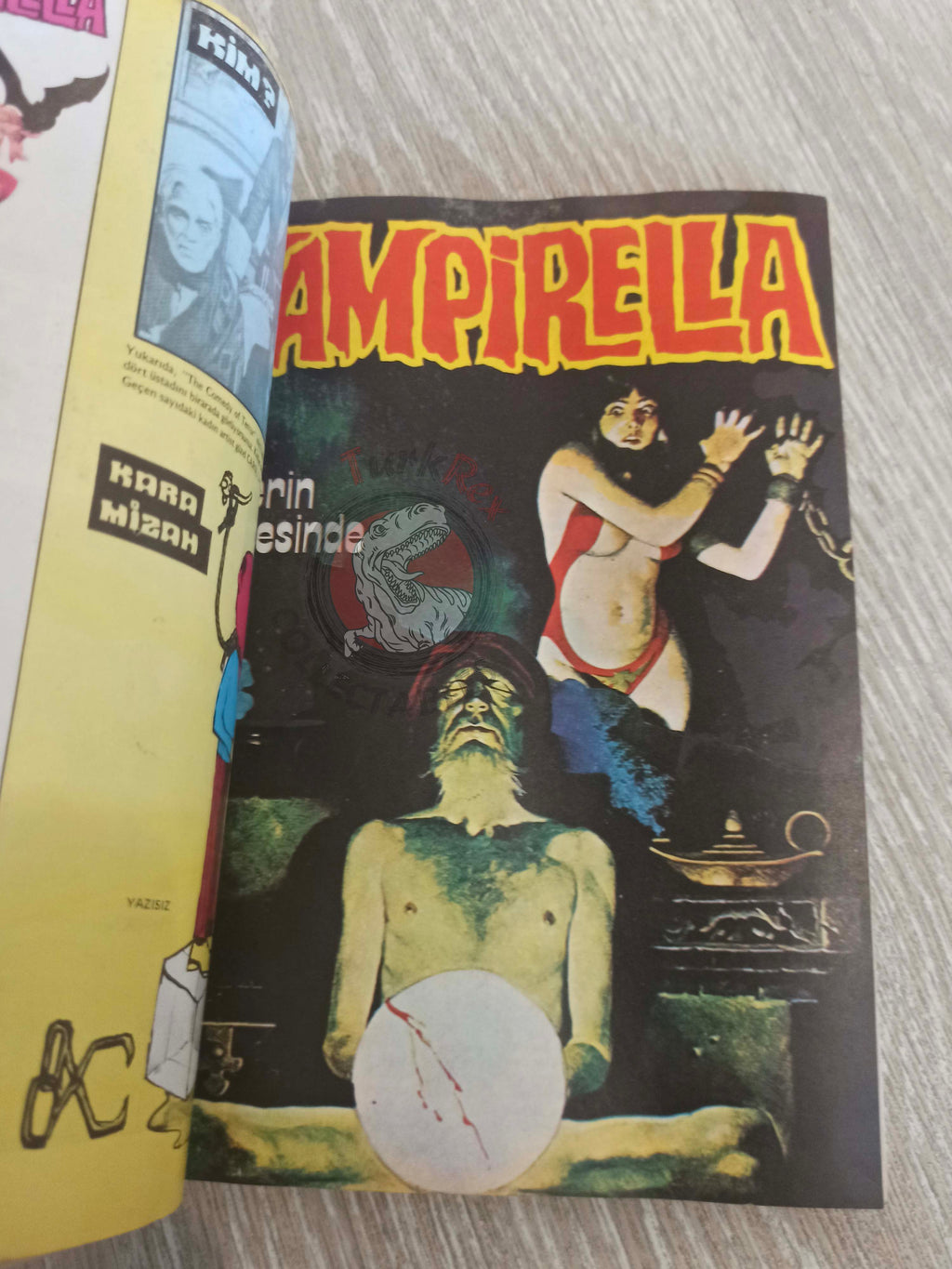 Vampirella Vol #2 1978 Turkish Comic Turkey Warren Publishing cover #49 Morbius