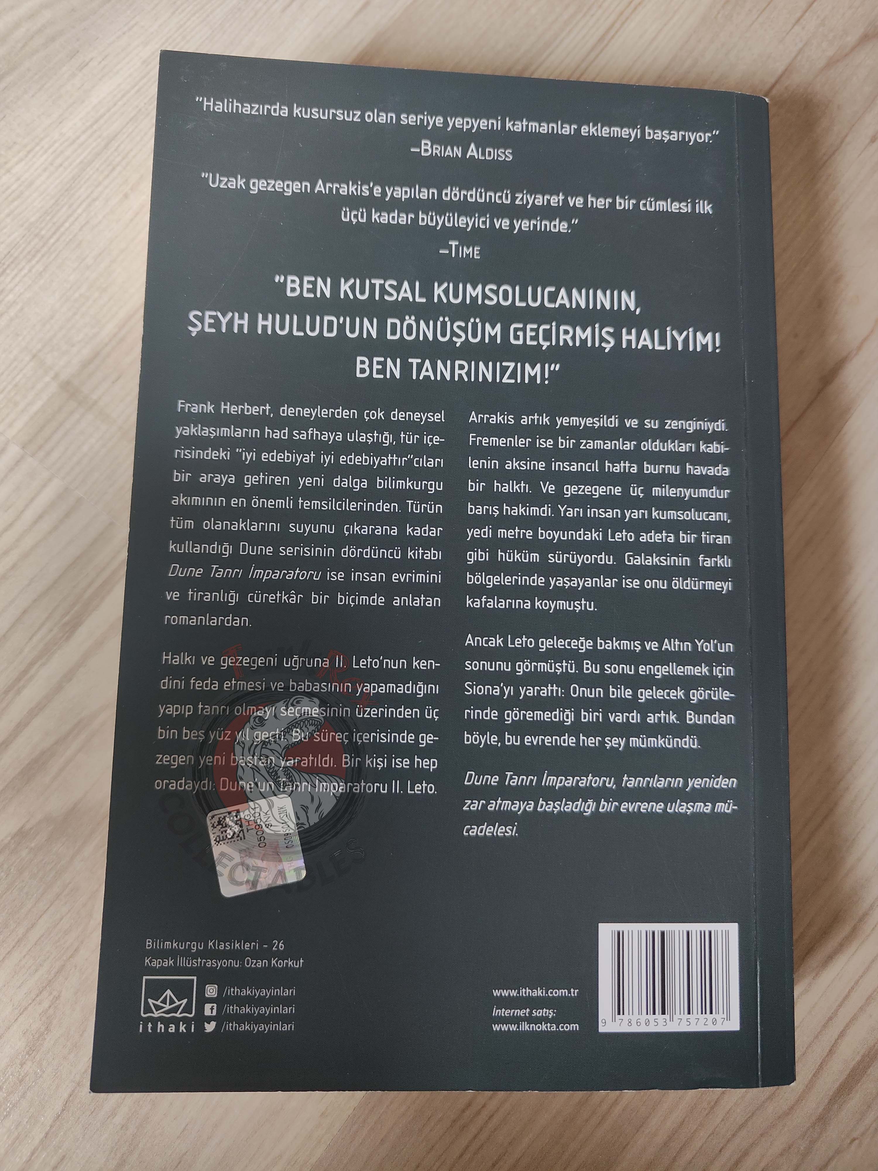Frank Herbert – God Emperor of Dune Turkish Book Turkey Dune Series