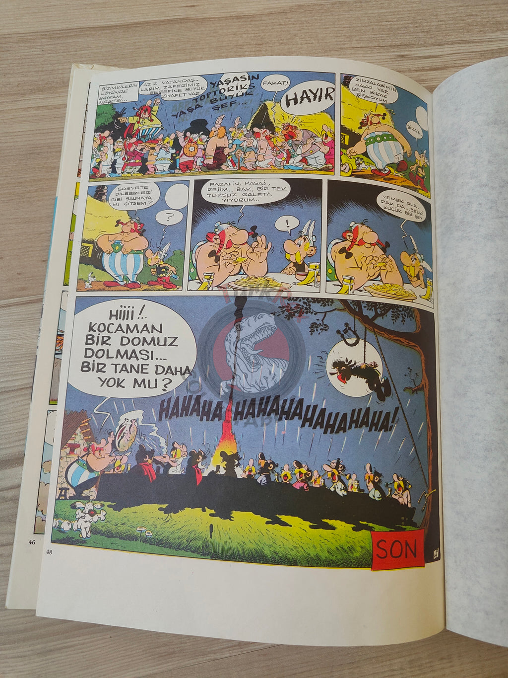 Asterix – Asterix and the Big Fight 1973 Turkish Edition Comic Turkey