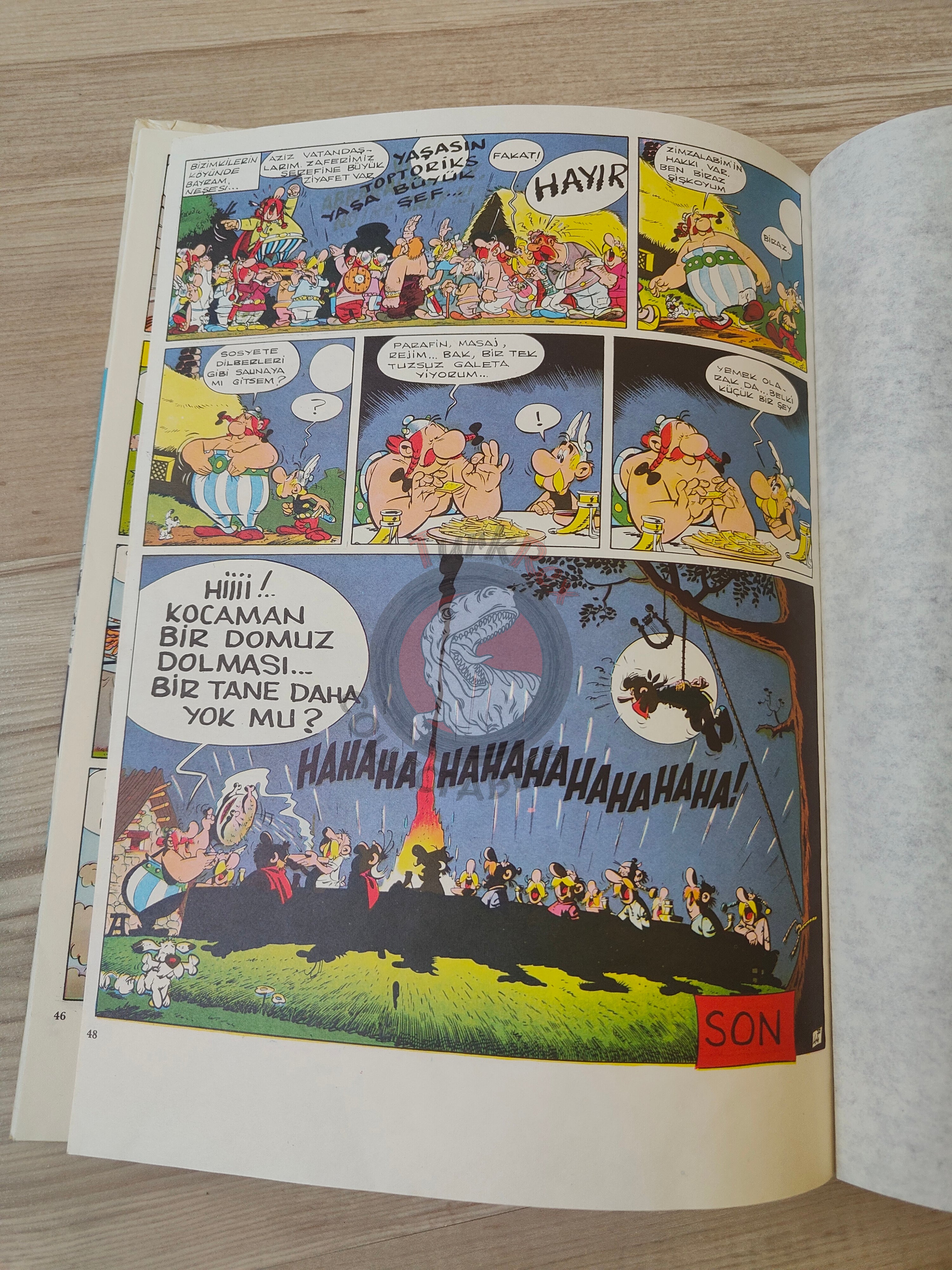 Asterix – Asterix and the Big Fight 1973 Turkish Edition Comic Turkey