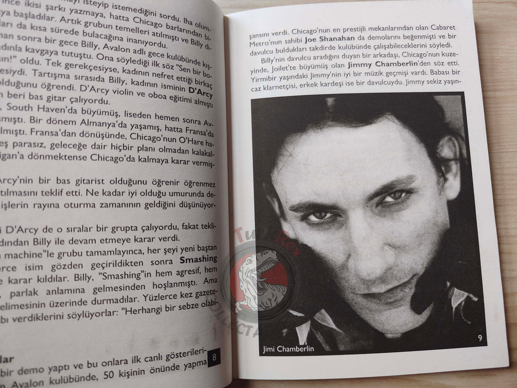 Smashing Pumpkins Biography Book 1997 1st by Turkish Writer Book Turkey