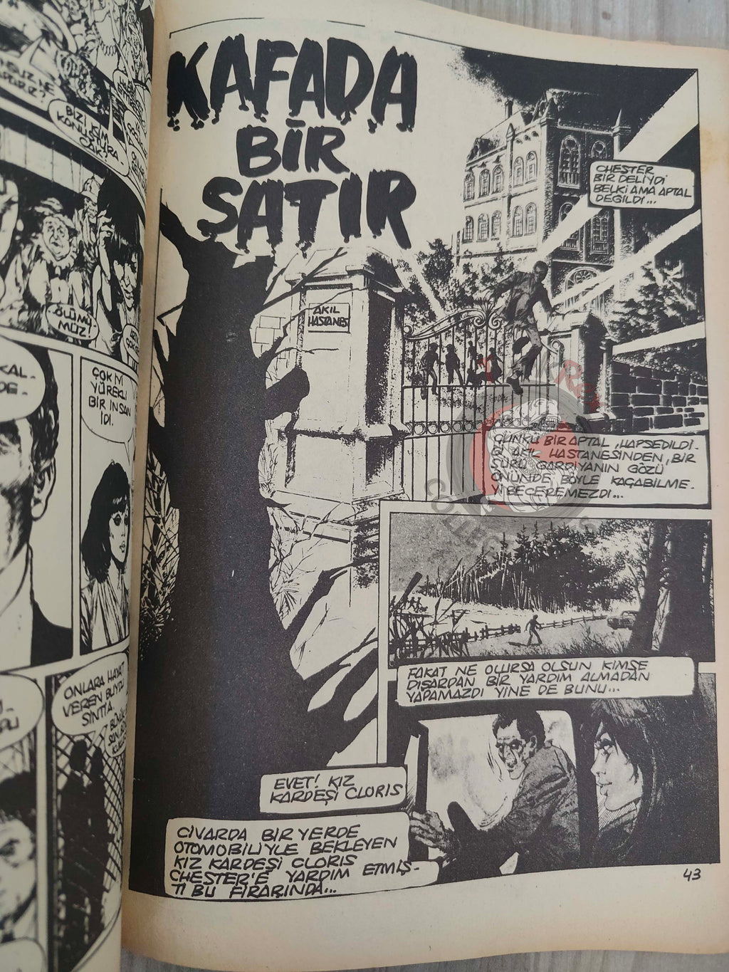 Korku August 1977 Turkish Comic Turkey Frank Frazetta Warren Creepy Eerie