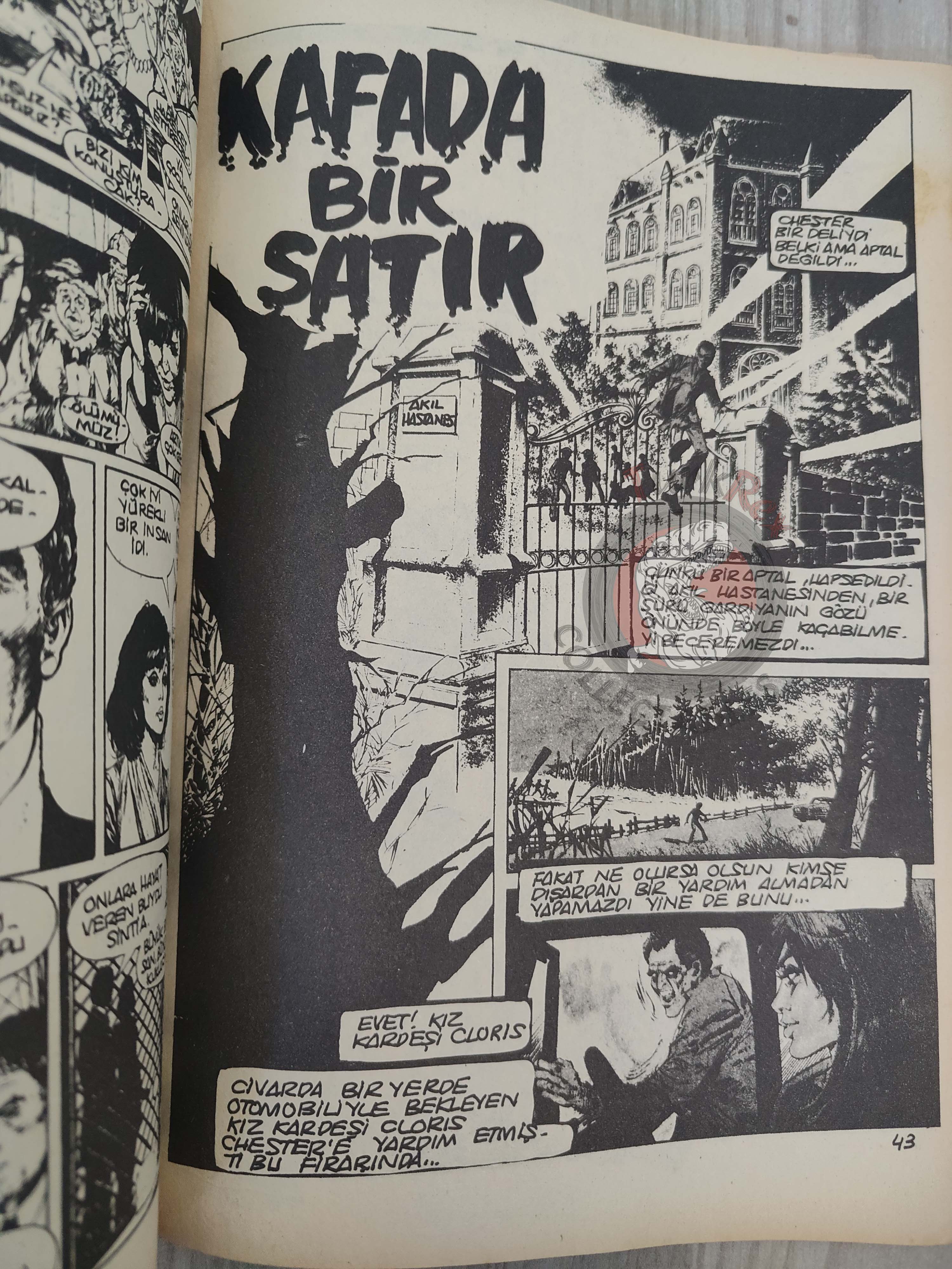 Korku August 1977 Turkish Comic Turkey Frank Frazetta Warren Creepy Eerie