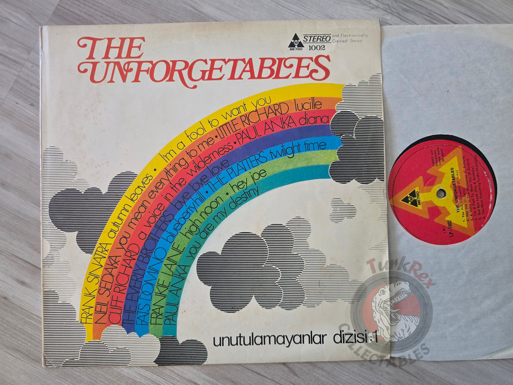 Various – The Unforgetables 1 Turkish Pressing Vinyl Turkey Edition