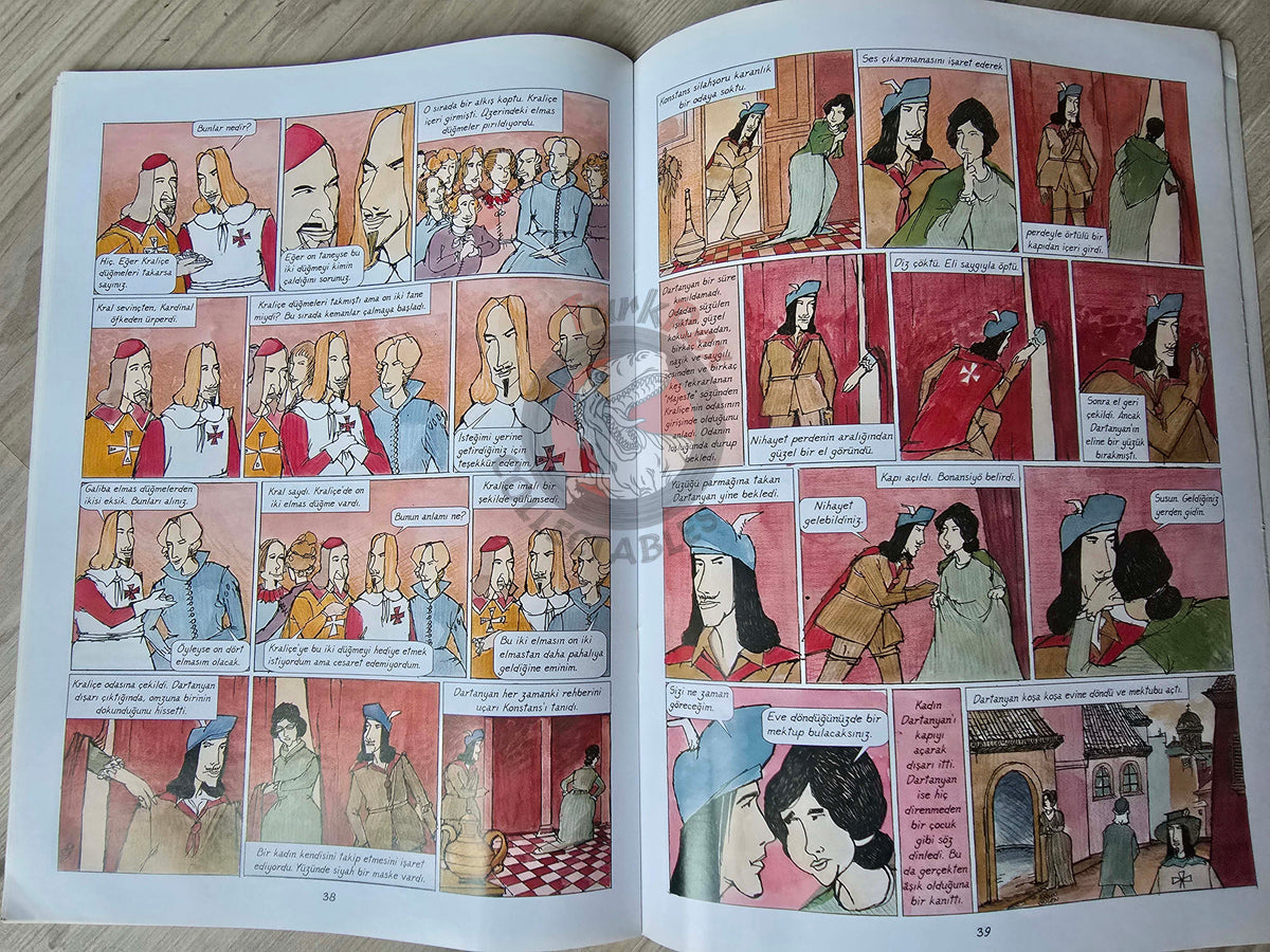 Alexandre Dumas – The Three Musketeers Turkish Comic Turkey Classics Illustrated