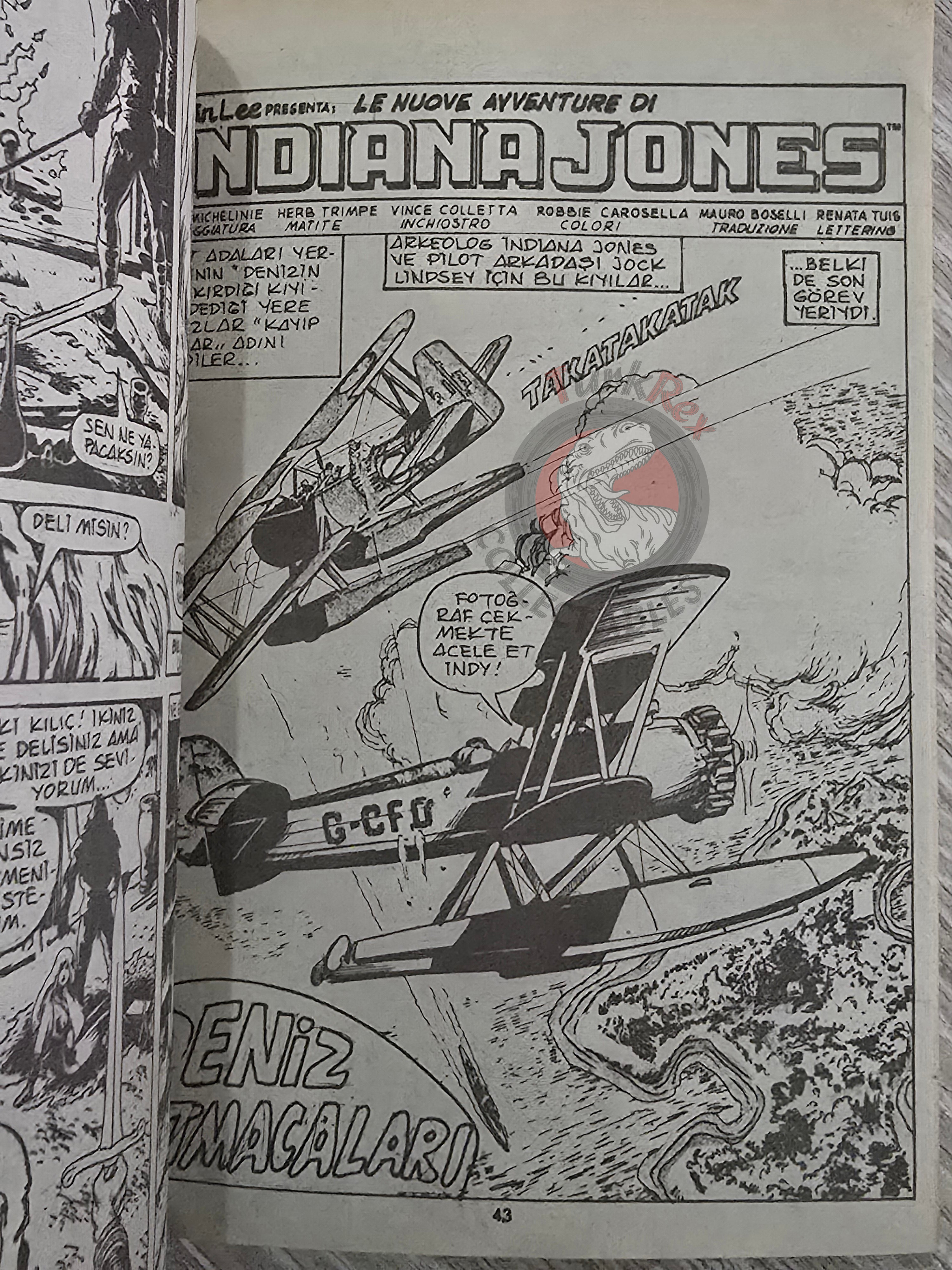 Red Sonja Summer Special Issue 1987 Turkish Comic Turkey Cover #2 - Indiana Jones #15 #16
