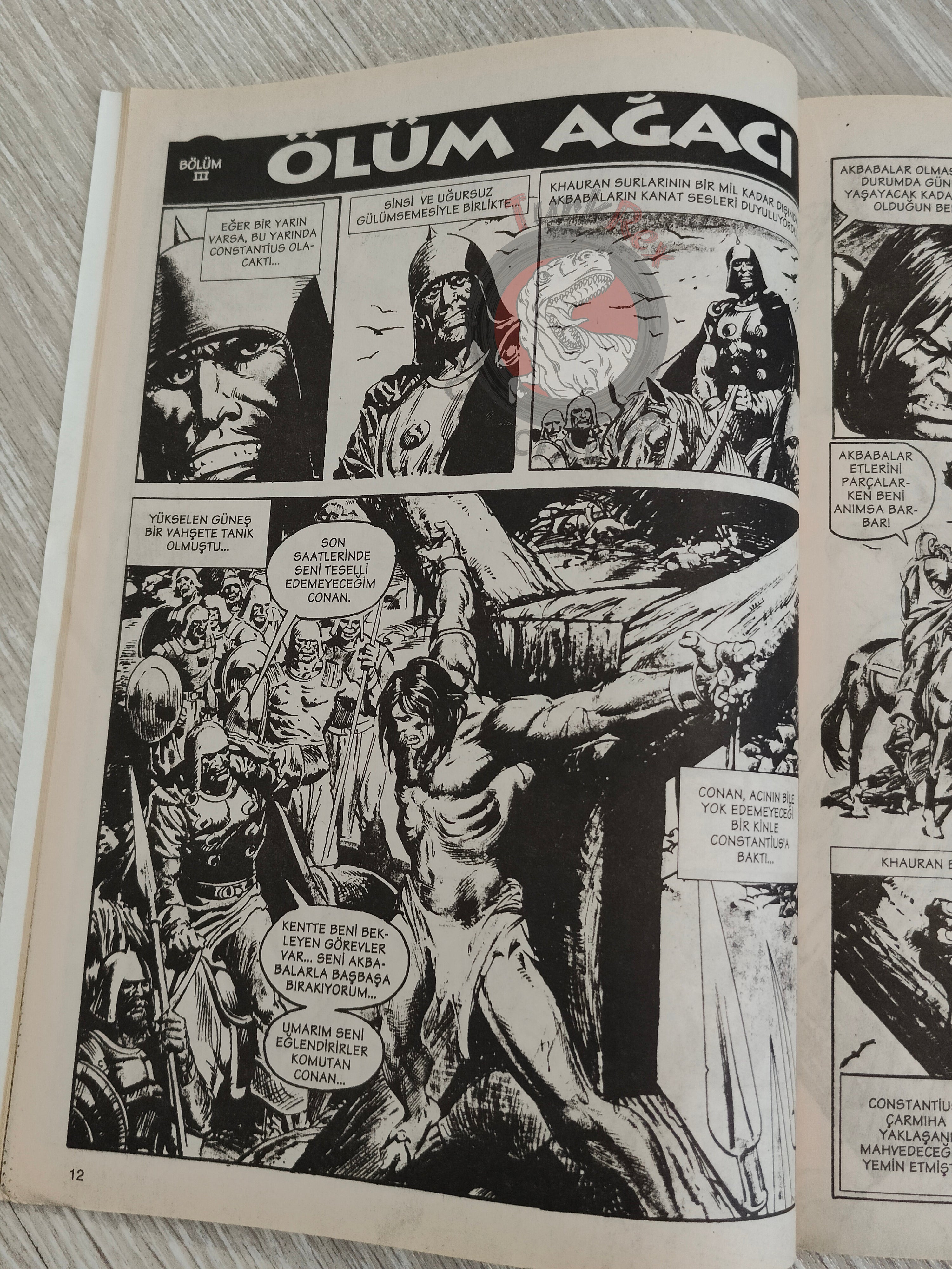 Conan #4 The Savage Sword of Conan #5 #6 Turkish Comic Turkey