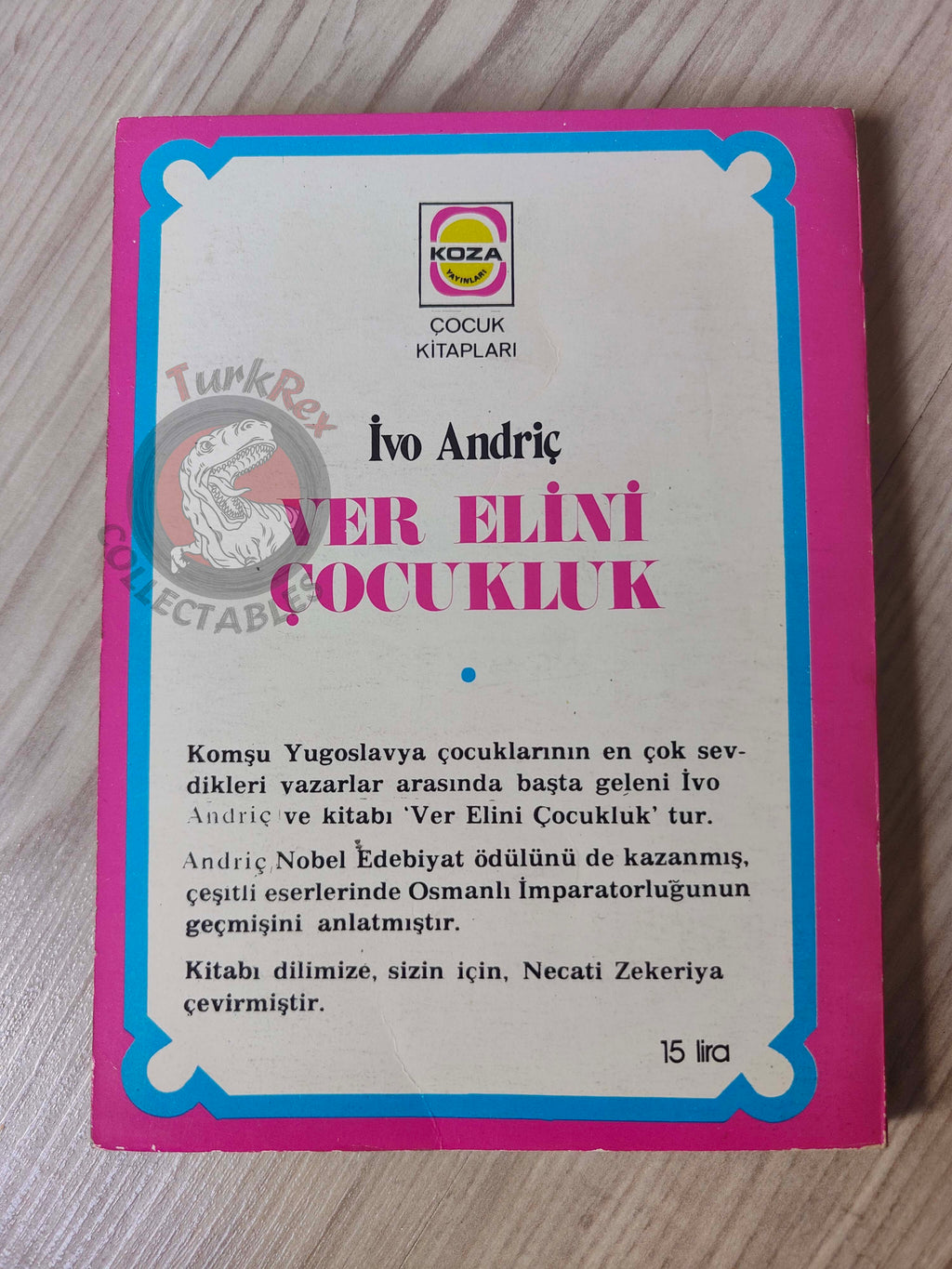 Ivo Andric – Teacher Ljubomir 1978 Turkish Book Turkey Illustrated