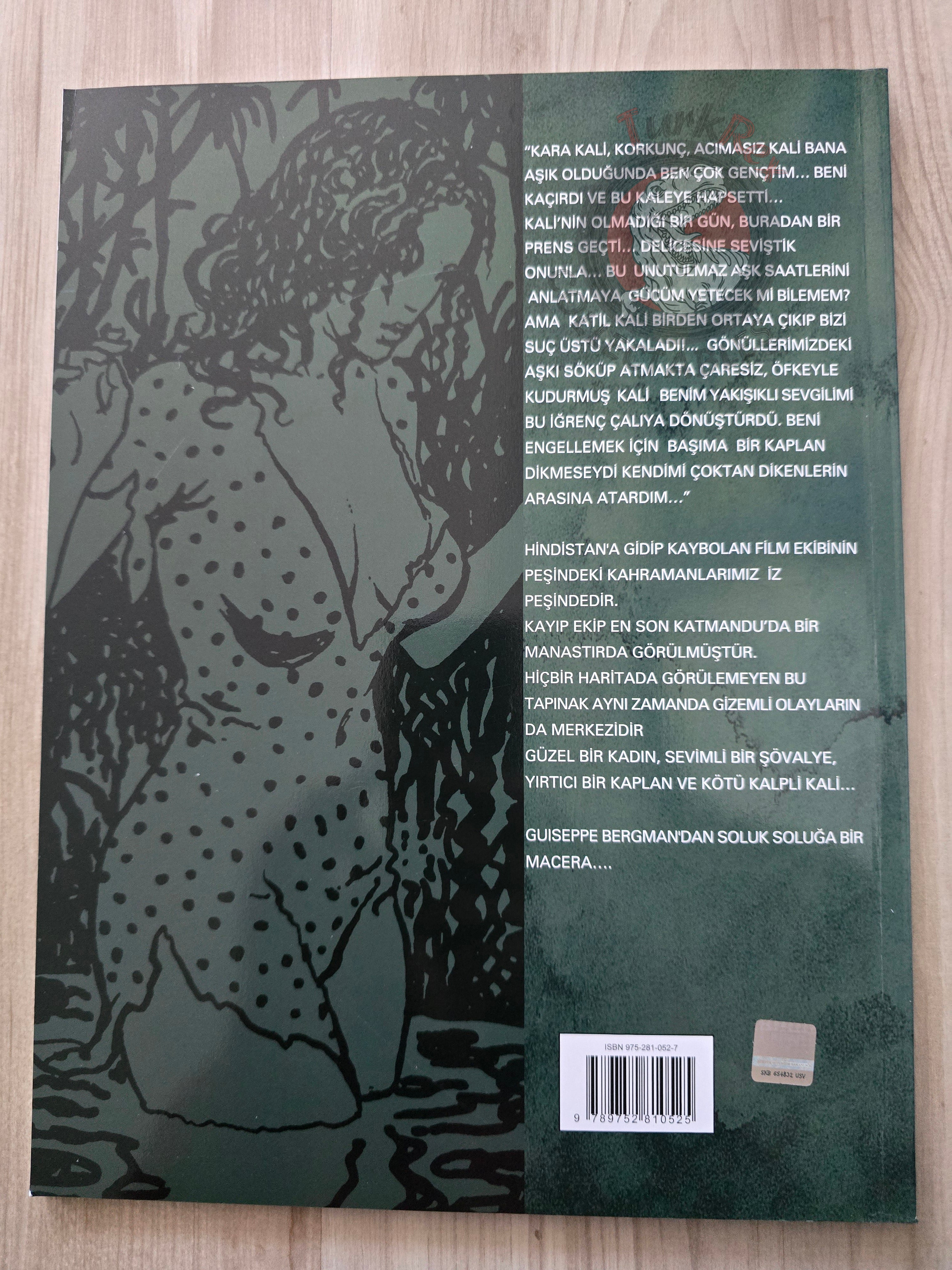 Manara Giuseppe Bergman #7 2006 Turkish Comic Turkey Les Épines de Kali