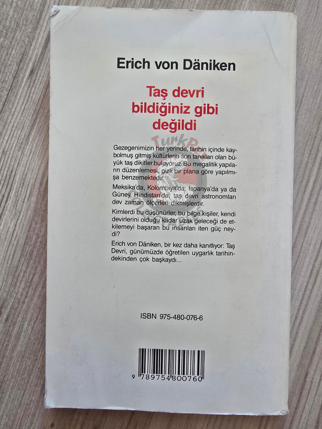 Erich von Däniken –  The Stone Age Was Totally Different 1993 Turkish Book Turkey Ufology
