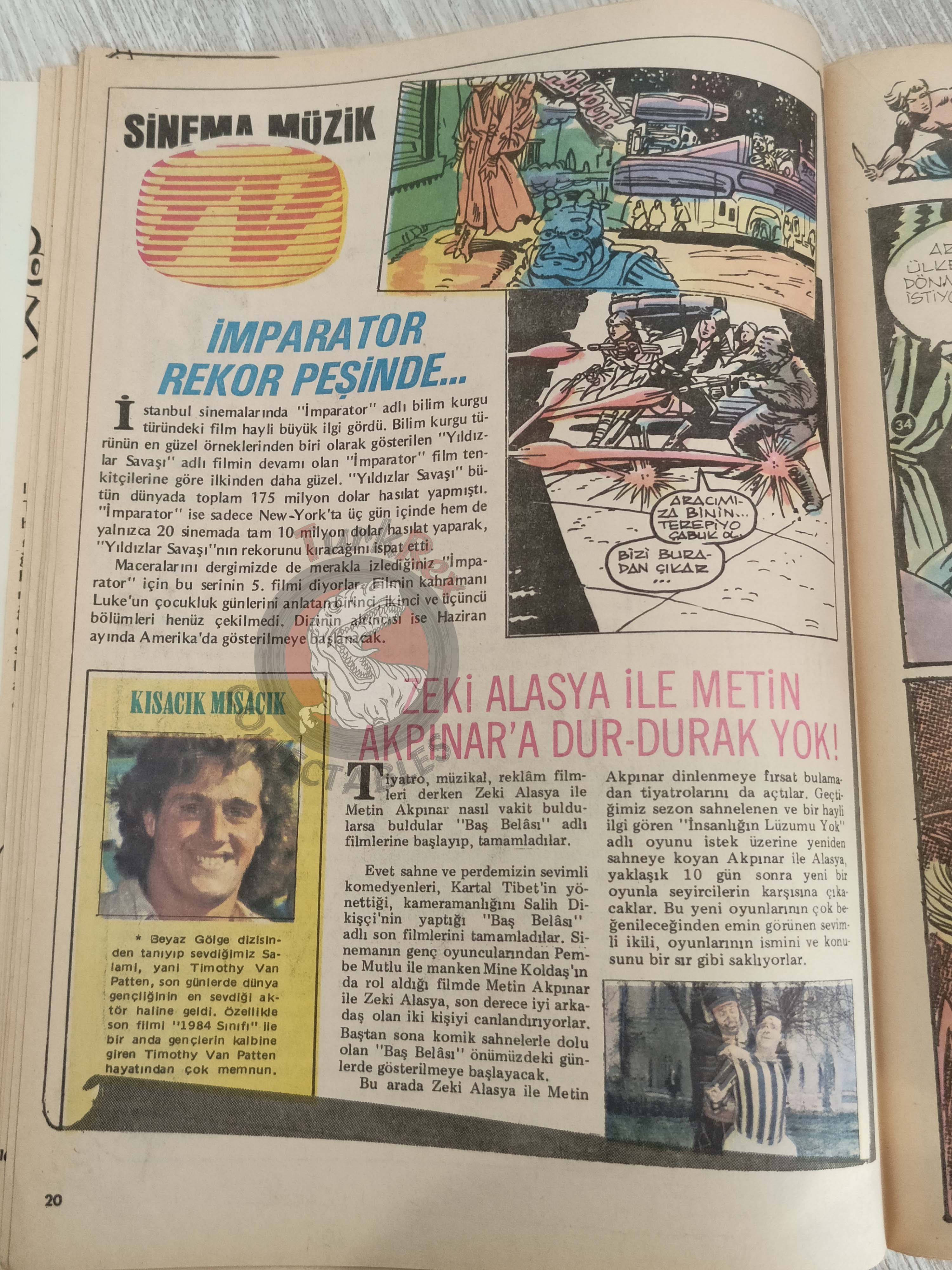 Tercüman Çocuk #3 1983 Turkish Comic Turkey Star Wars #31 Pink Panther Corentin